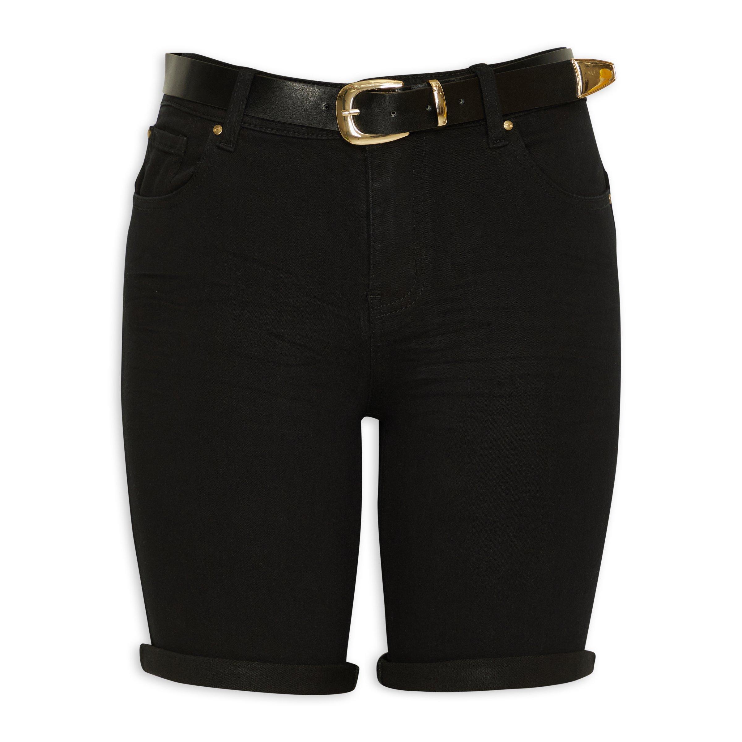 Black Belted Shorts (3176169) | Identity