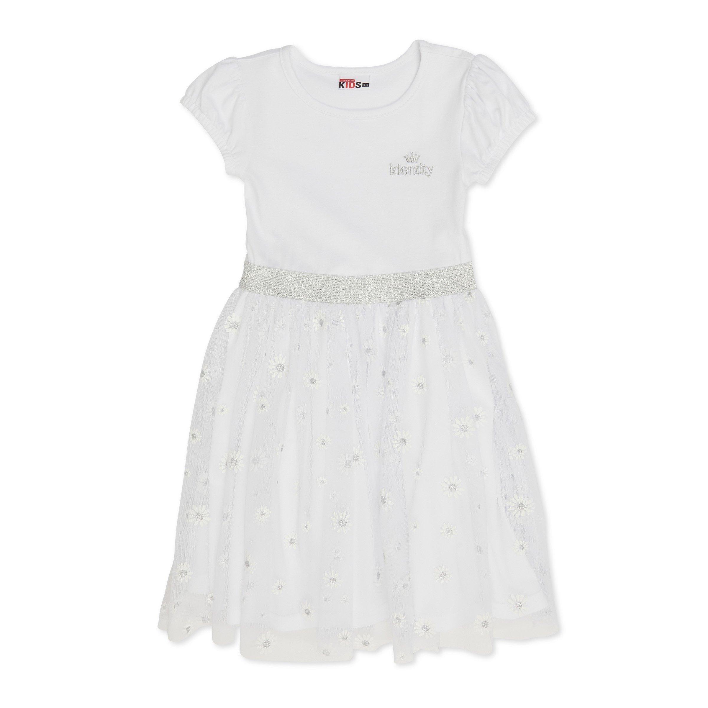 Girls White Party Dress (3176407) | Identity