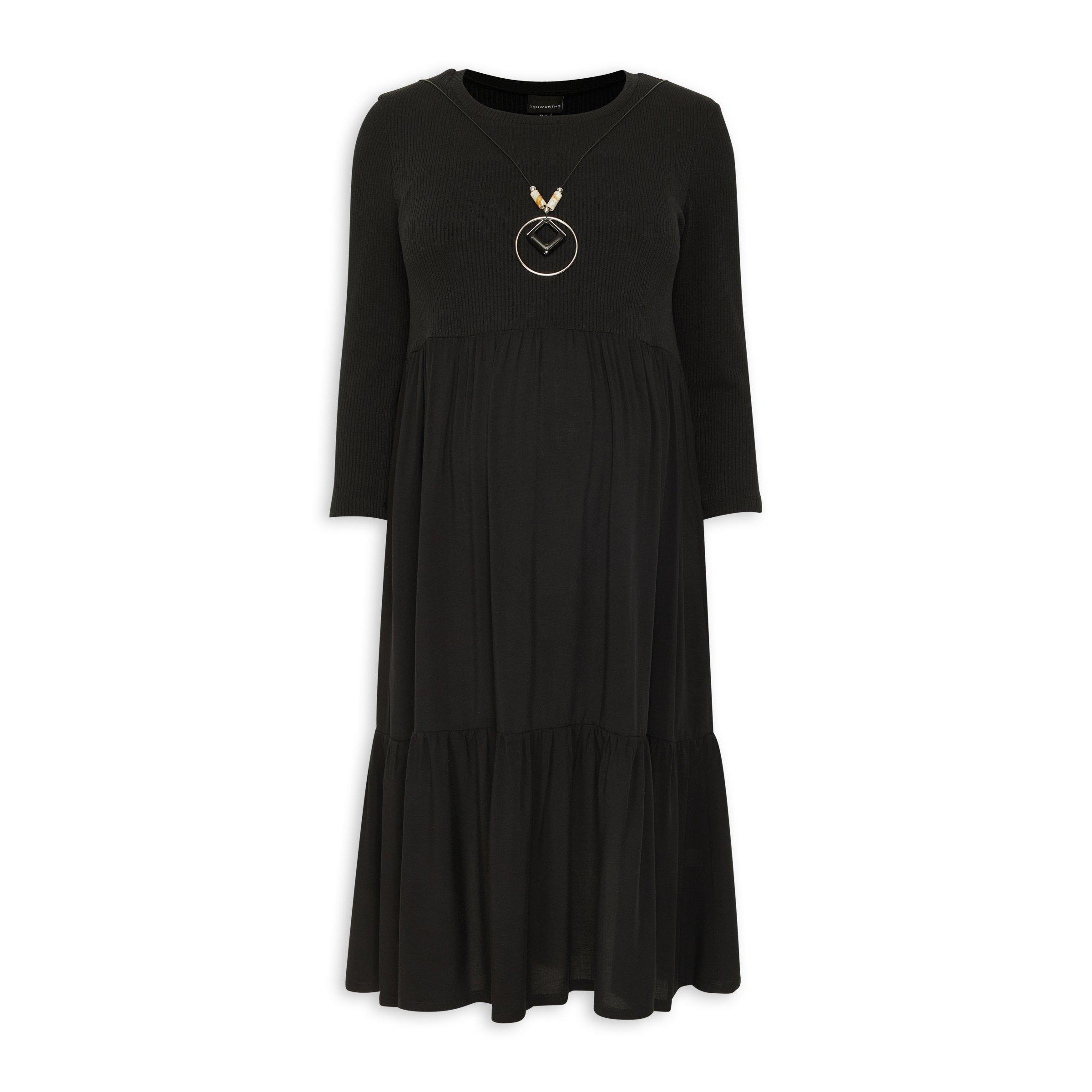 Black A-line Maternity Dress (3177976) | Truworths