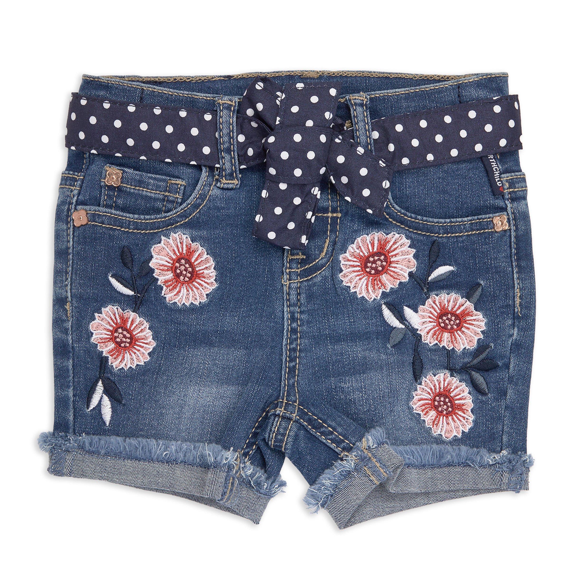 Guess Baby Girls Shorts In Blue 1