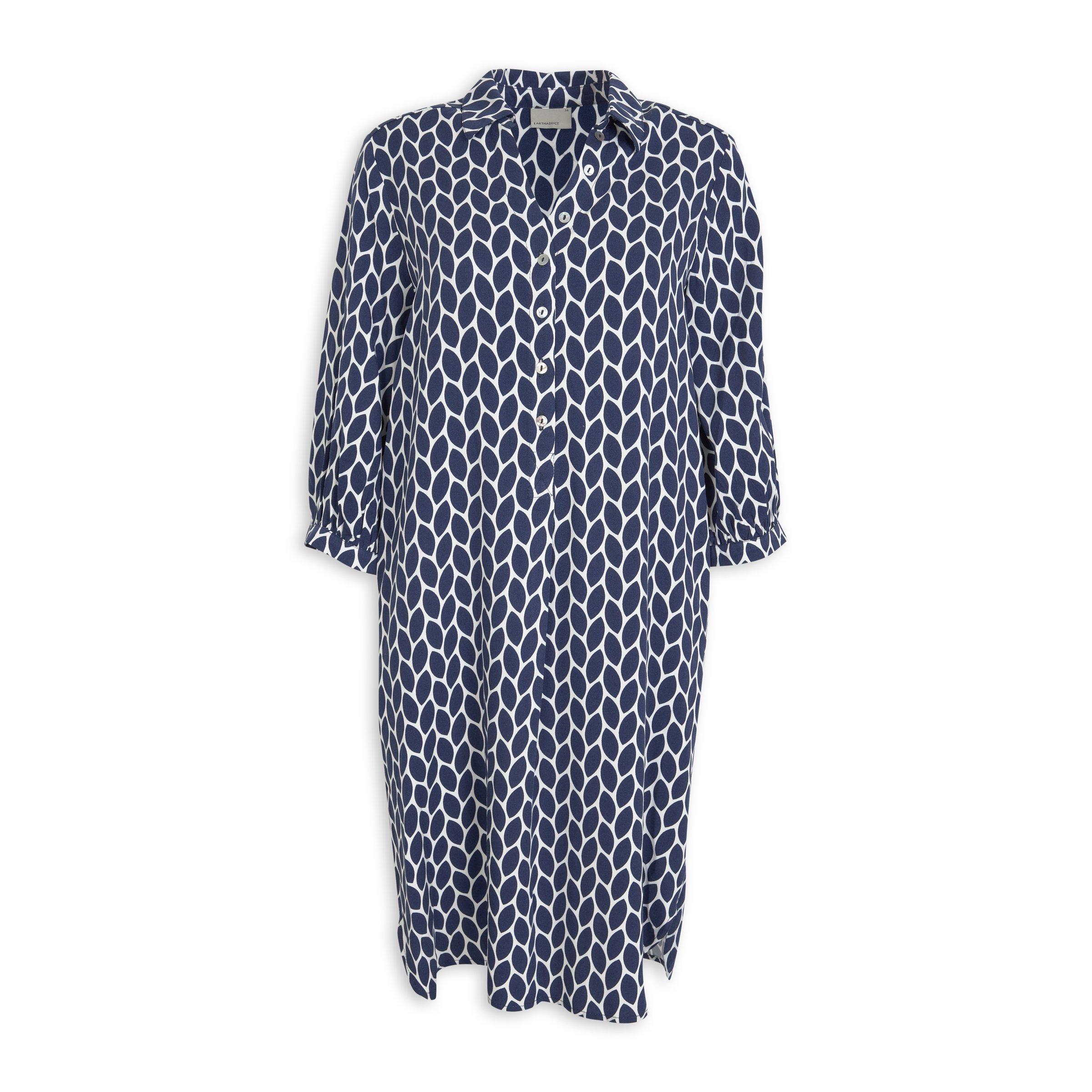 Skye Dress - Navy Geo main image 1