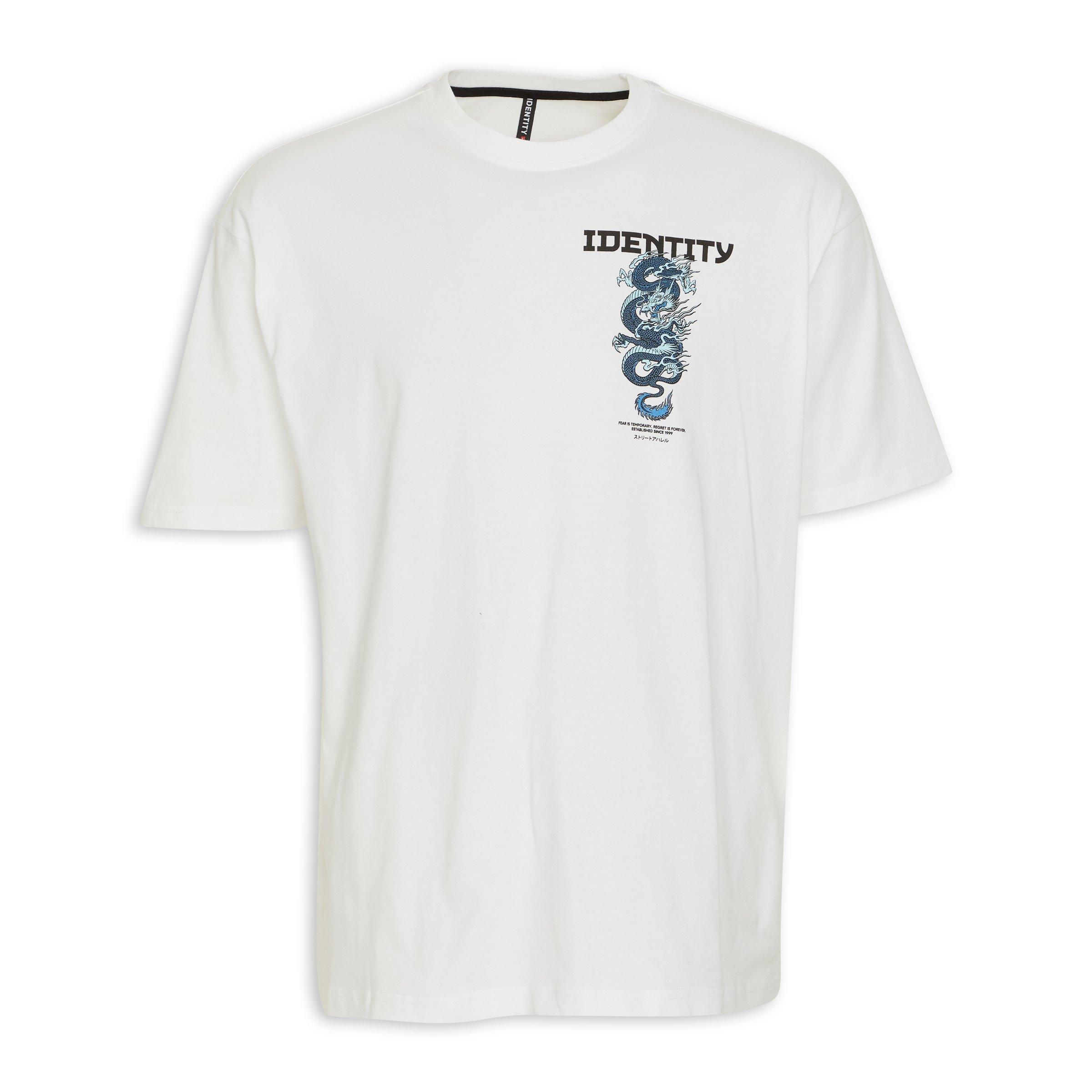 White Graphic T-shirt (3179566) | Identity