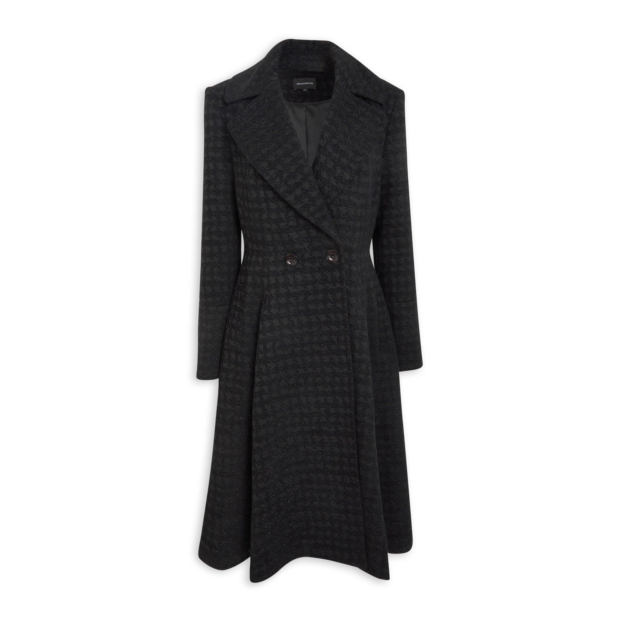 Black Boucle Coat (3181253) | Truworths