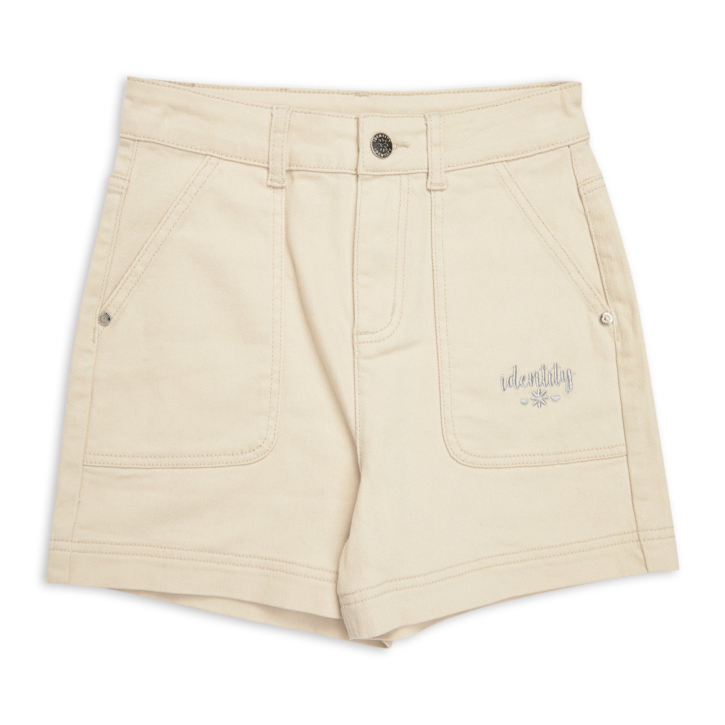Vintage Girls Short Set - Beige