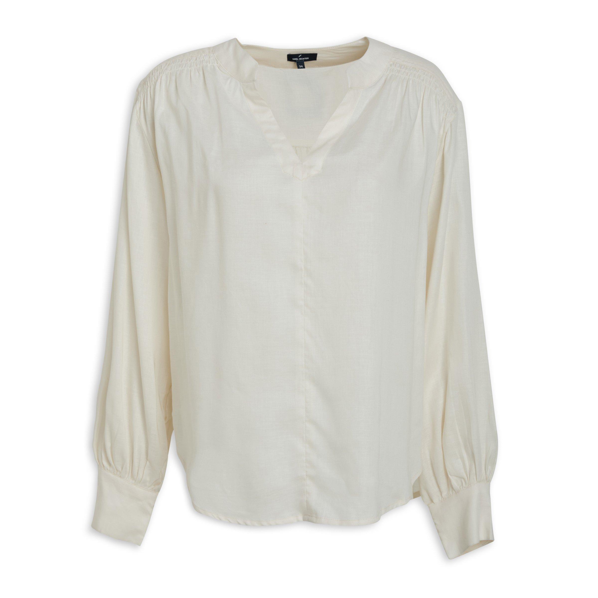 Chemisier Vintage Daniel Hechter Taille 40/M - Blanc - Années 90 - Très Bon État