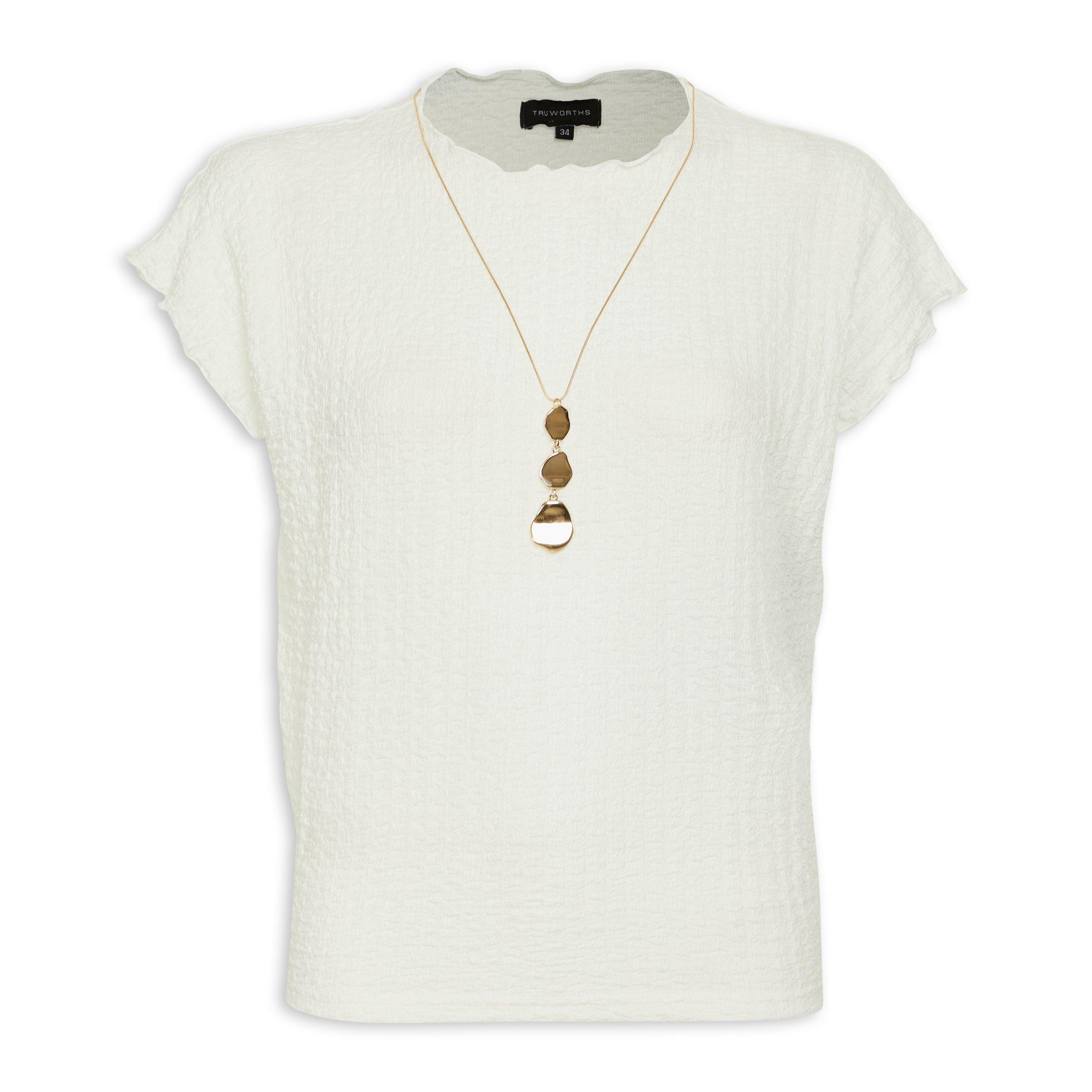 TWS-251TP3440 WHITE&BLACK KNITTED TOP