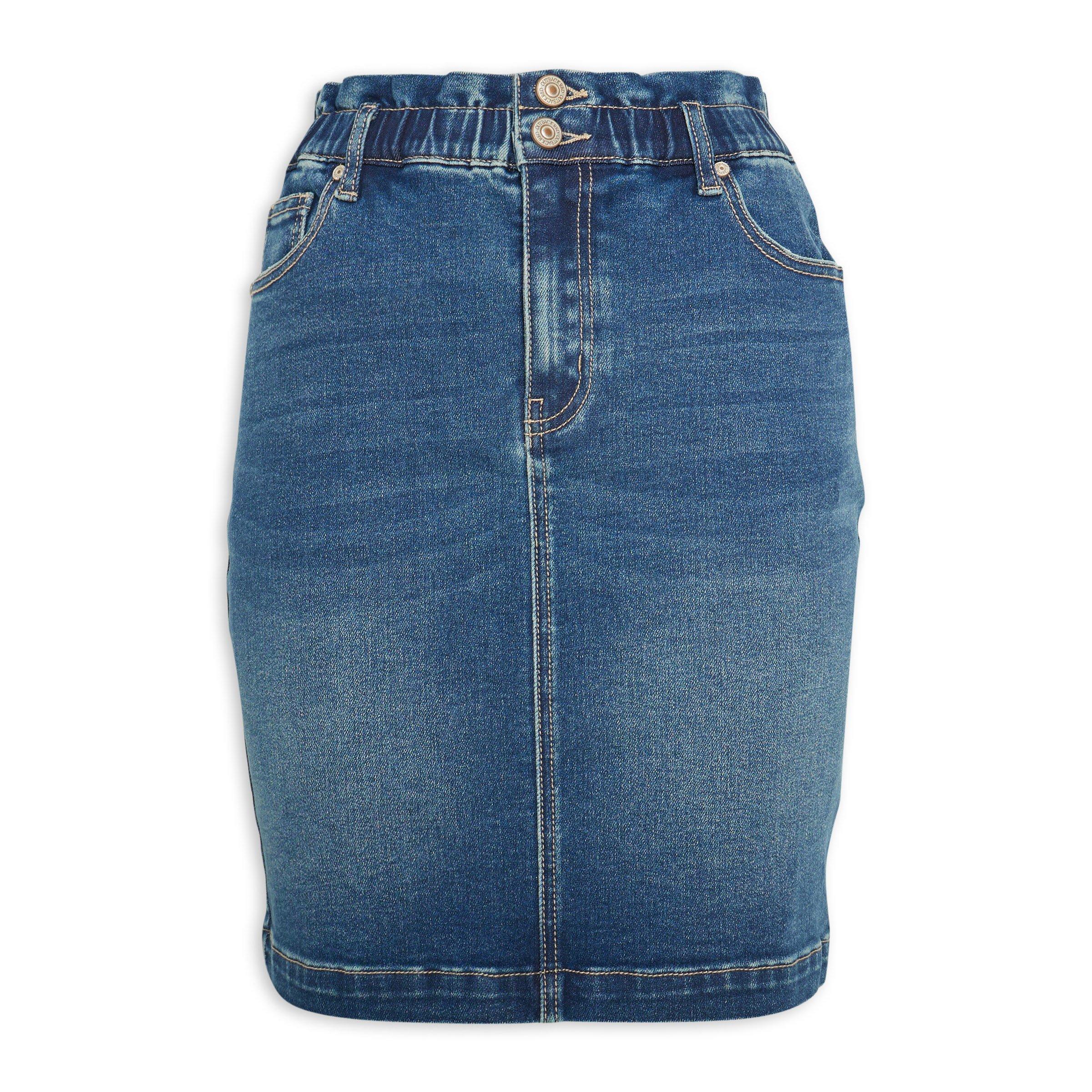 Roper 2337 Solid Denim (Blue) - Women's Skirt