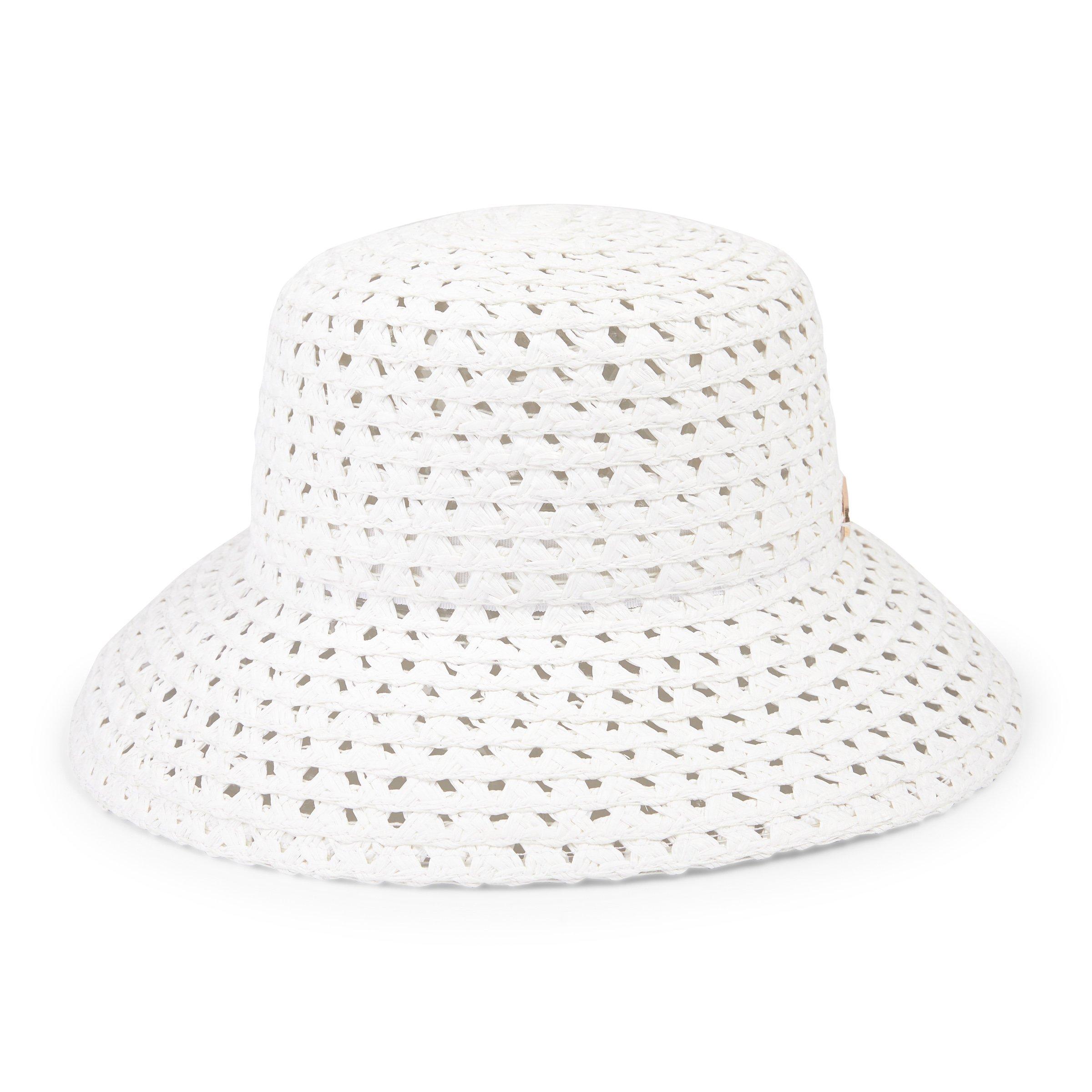 White Straw Bucket Hat (3185848) | Truworths