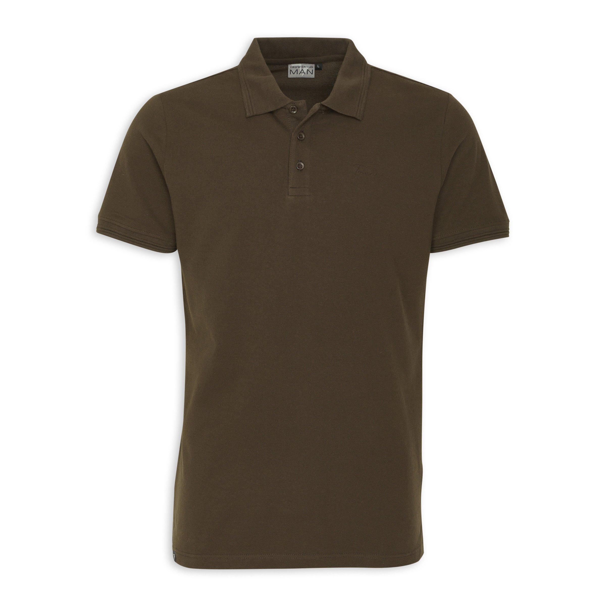Brown Golfer Shirt 3186152 Truworths Man brown-golfer-shirt-3186152-truworths-man