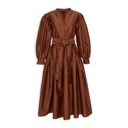 Burnt Orange A line Dress 3186341 Truworths
