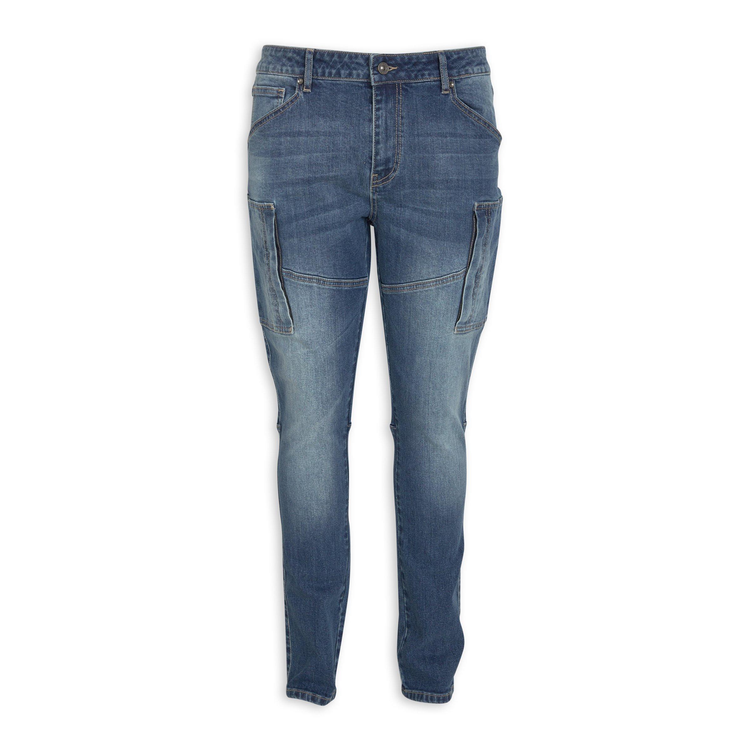436T Indigo Pull up Jeans in 2 lengths main image 1