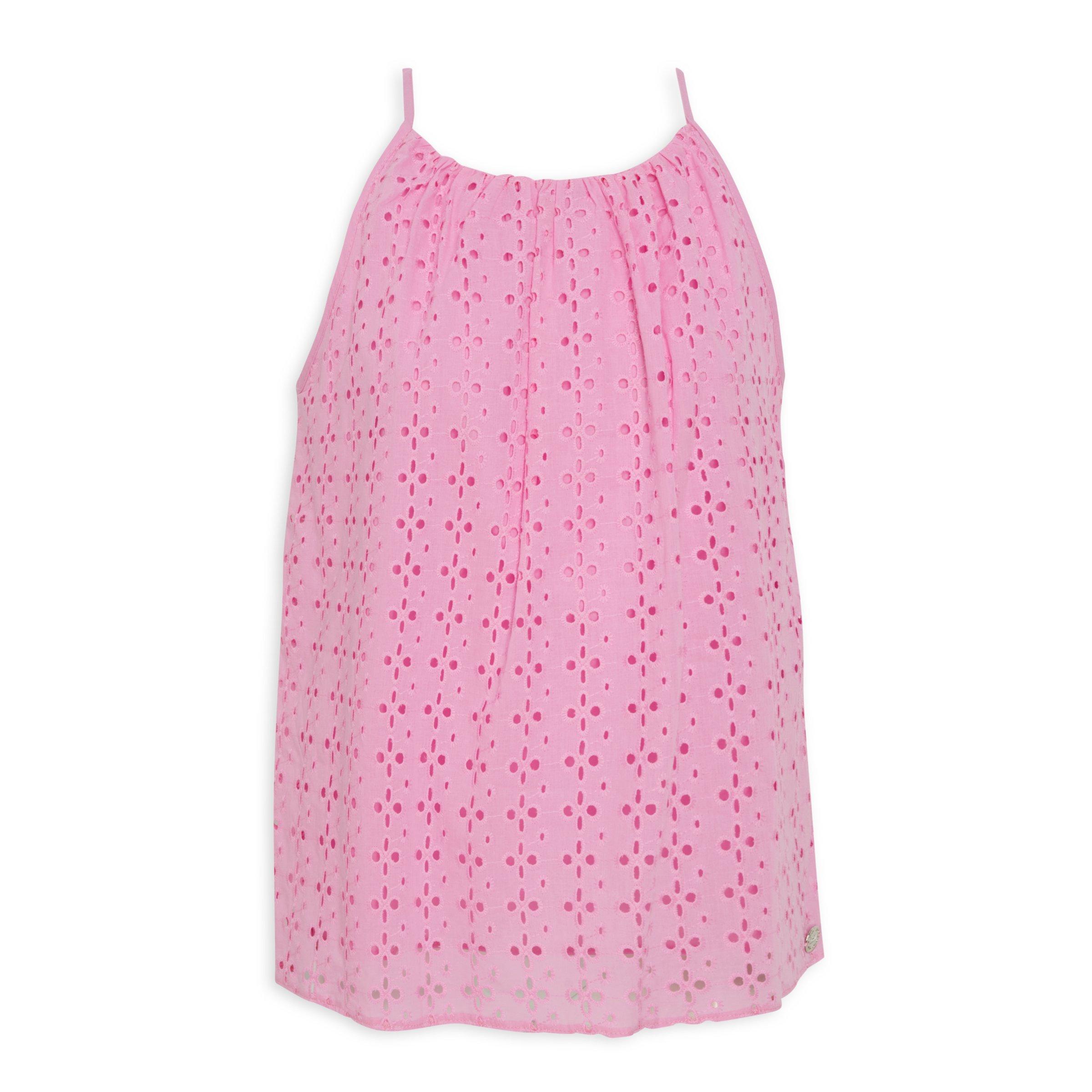Pink Anglaise Camisole (3187610) | LTD Woman
