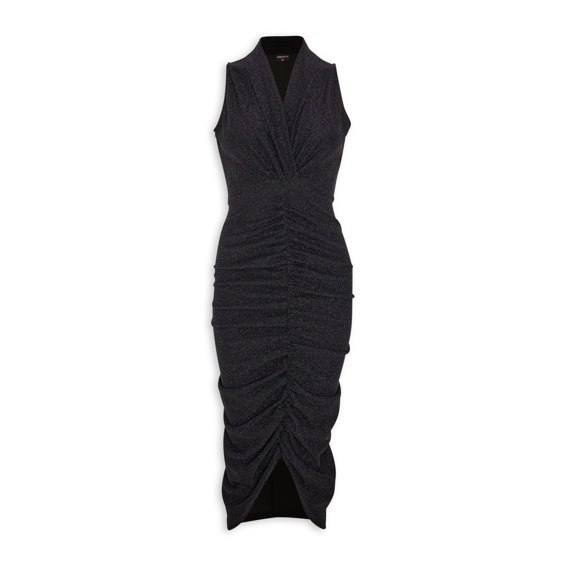 Midnight Spark Black Bodycon Dress