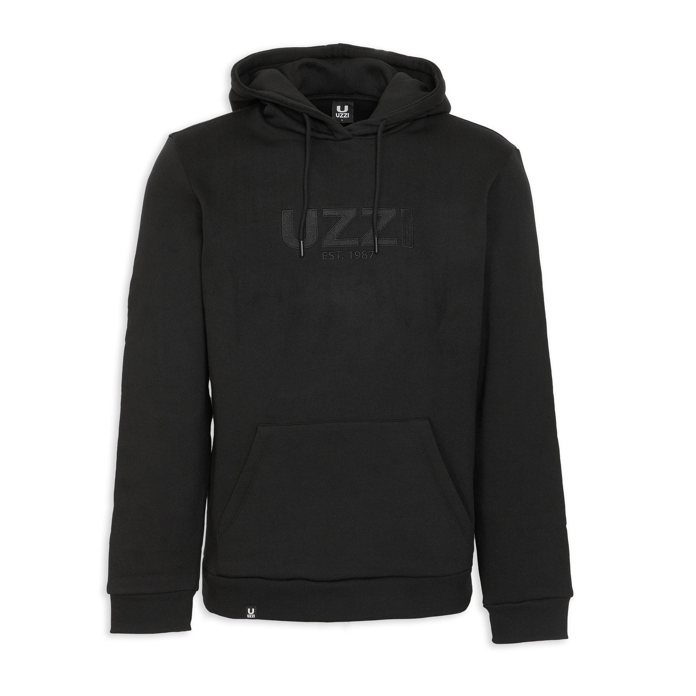 Uzzi Black Branded Hoodie (3199440) | UZZI