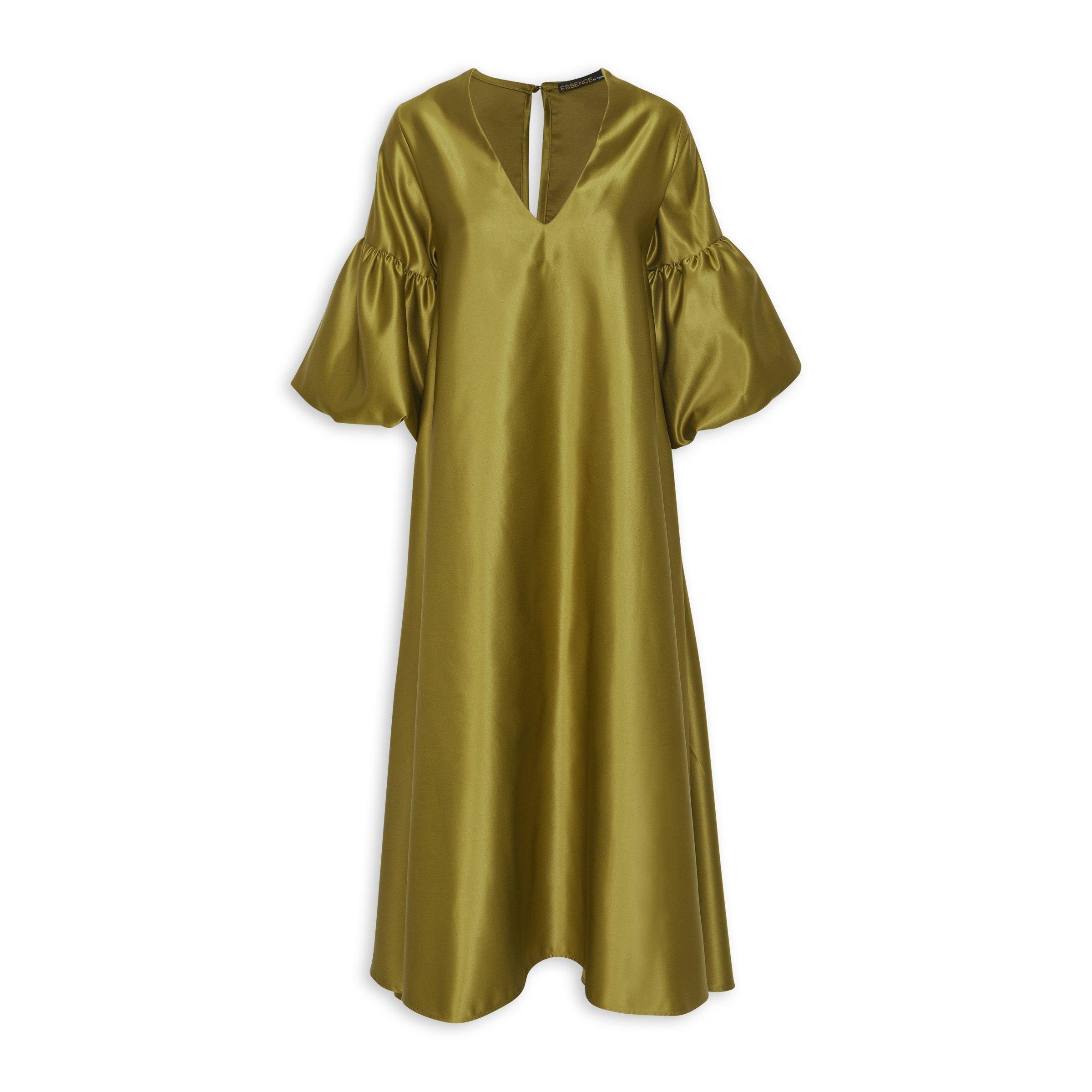 Green Trapeze Dress (3200078) | Essence