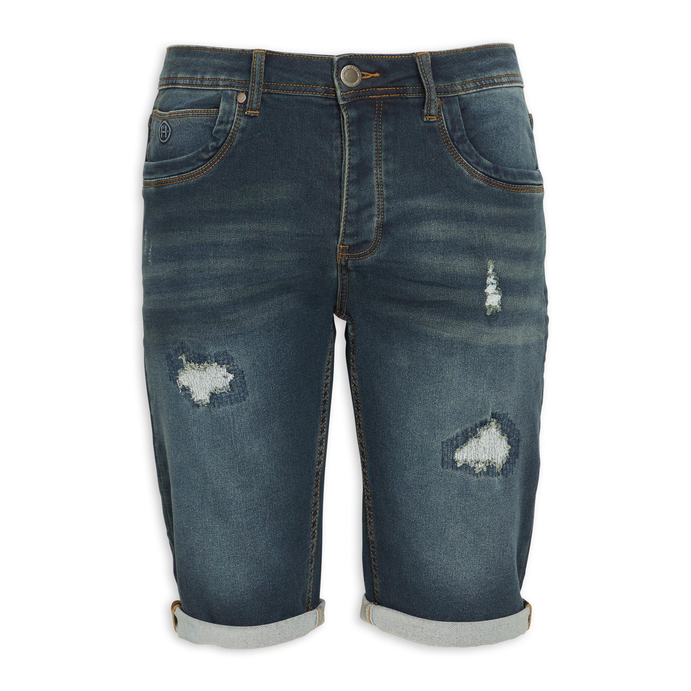 Dark Blue Denim Shorts (3200462) | Hemisphere