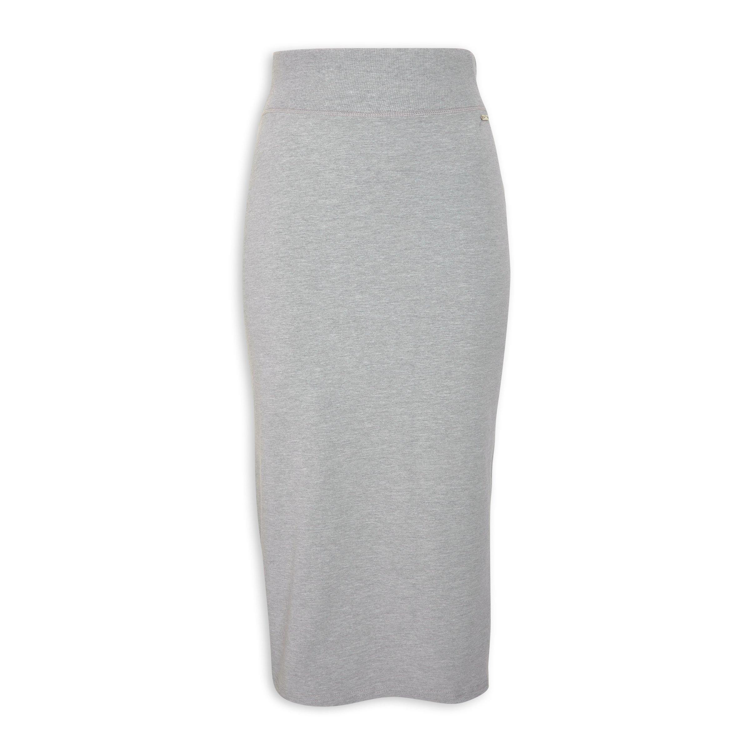 0401~Solid Color Draped Bodycon Skirt main image 0