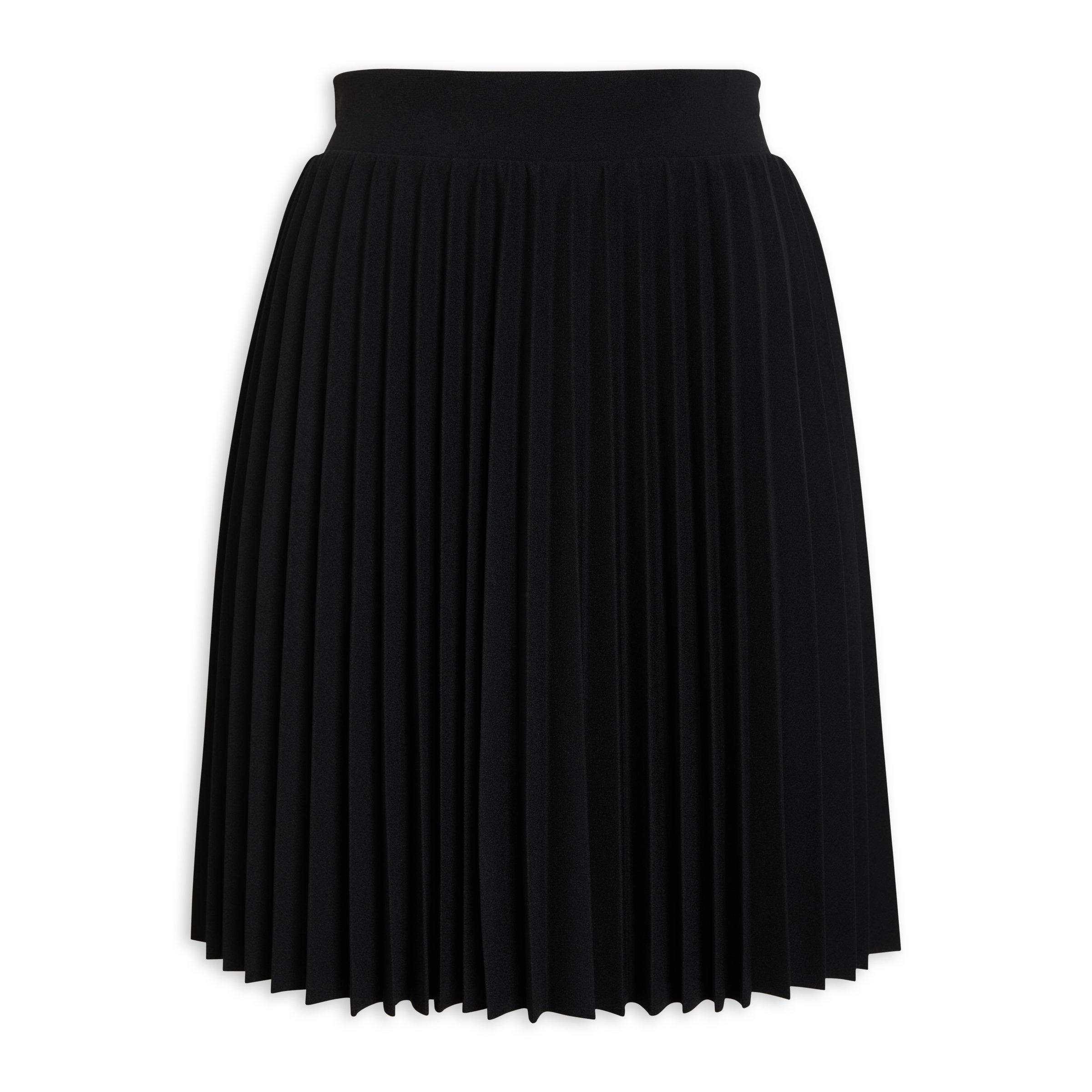 essential black pleat skirt main image 0