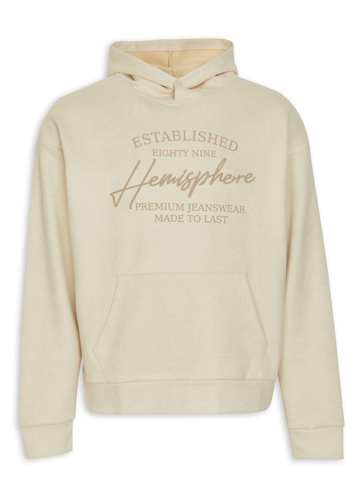 BEIGE HEATHER HOODIE