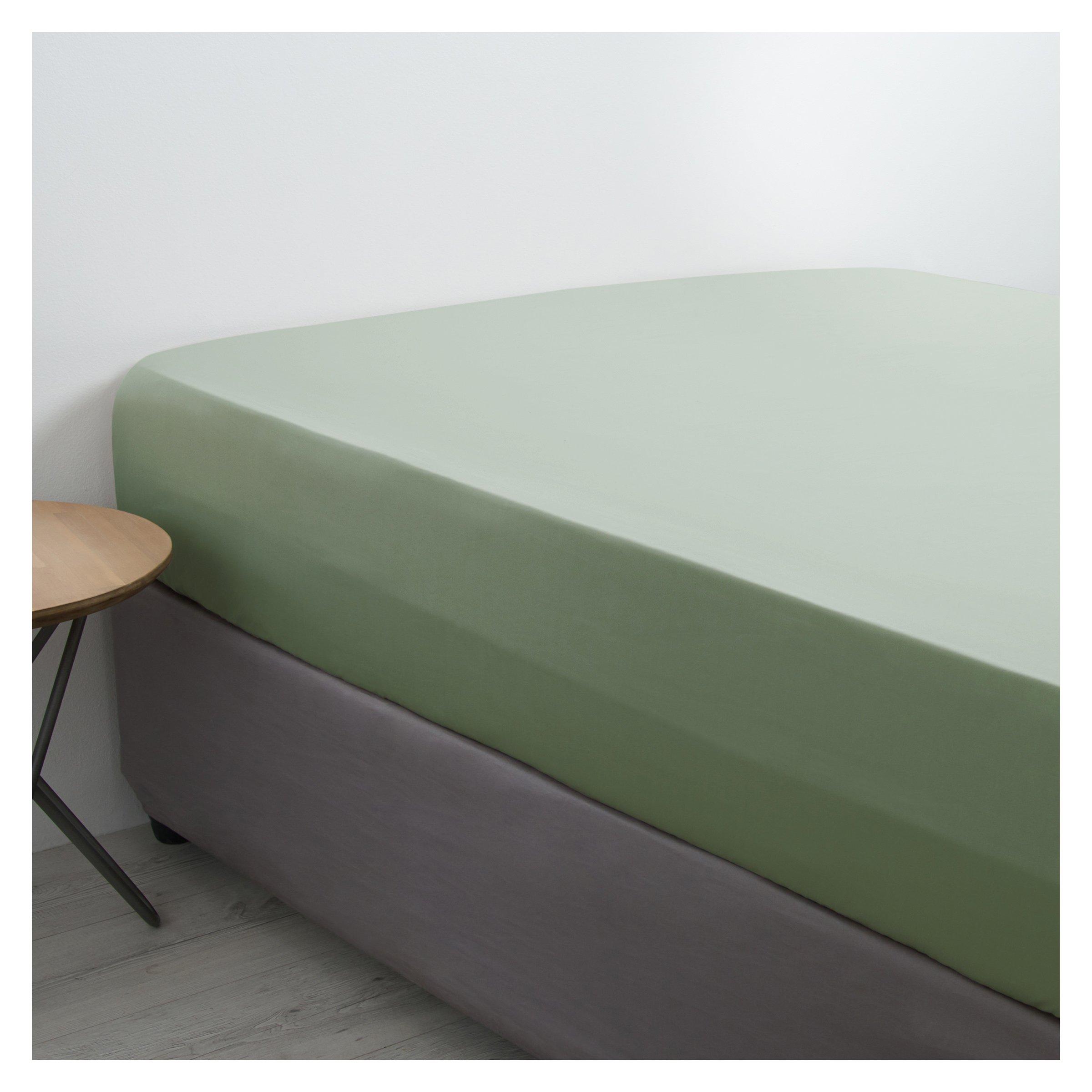 Mint Green Single Fitted Sheet main image 1