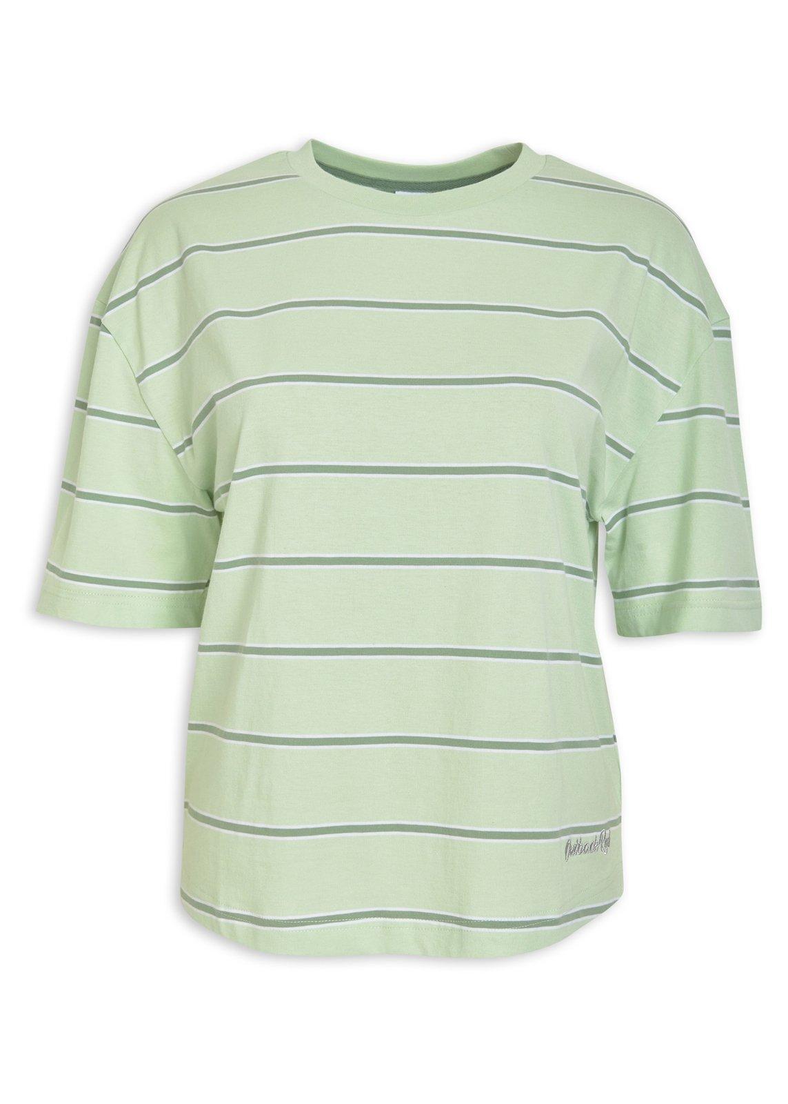 Striped Tee - Green