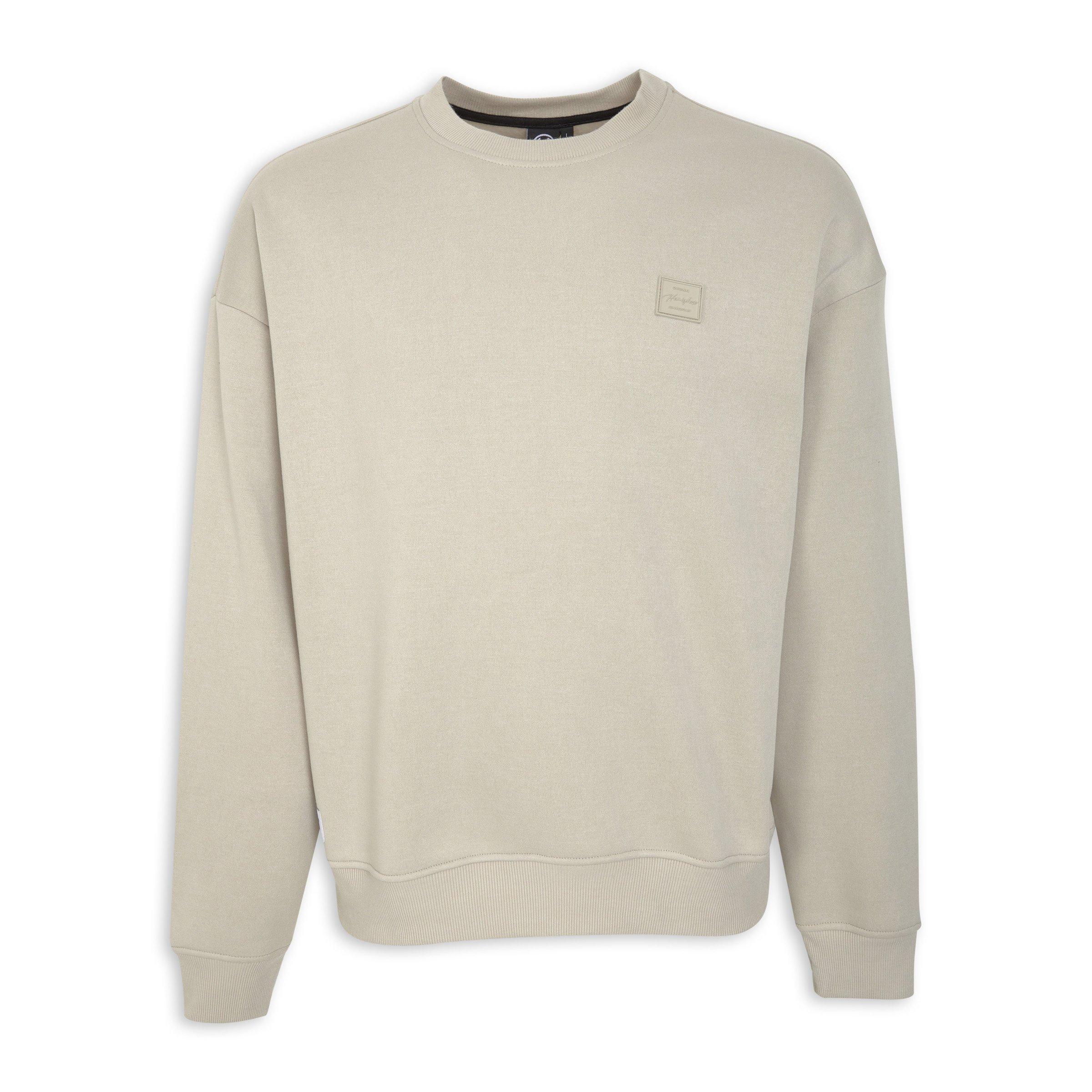 Beige Sweatheart Neck Fitted Top