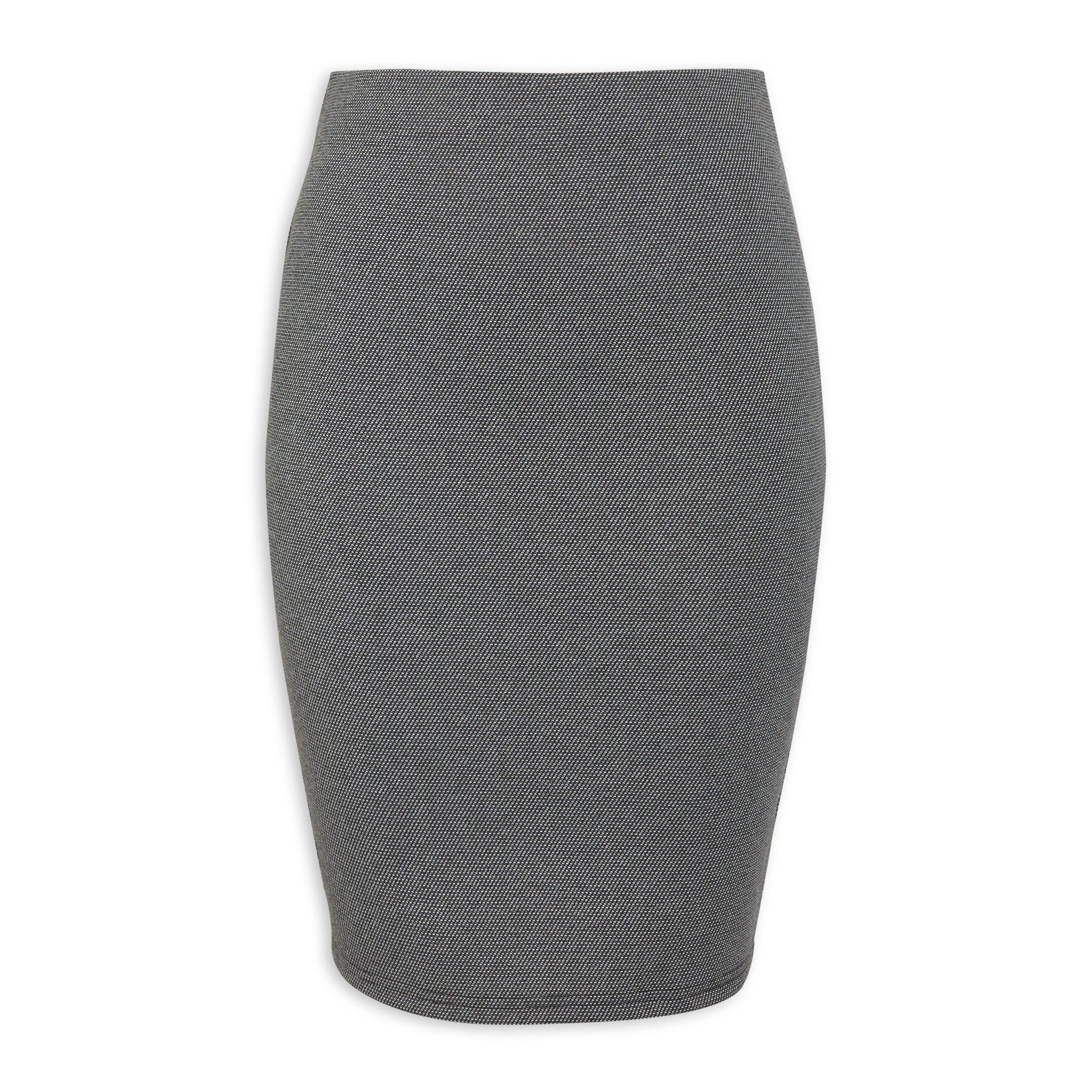 Grey Straight Fit Women's Skirt By Being Human Clothing main image 1