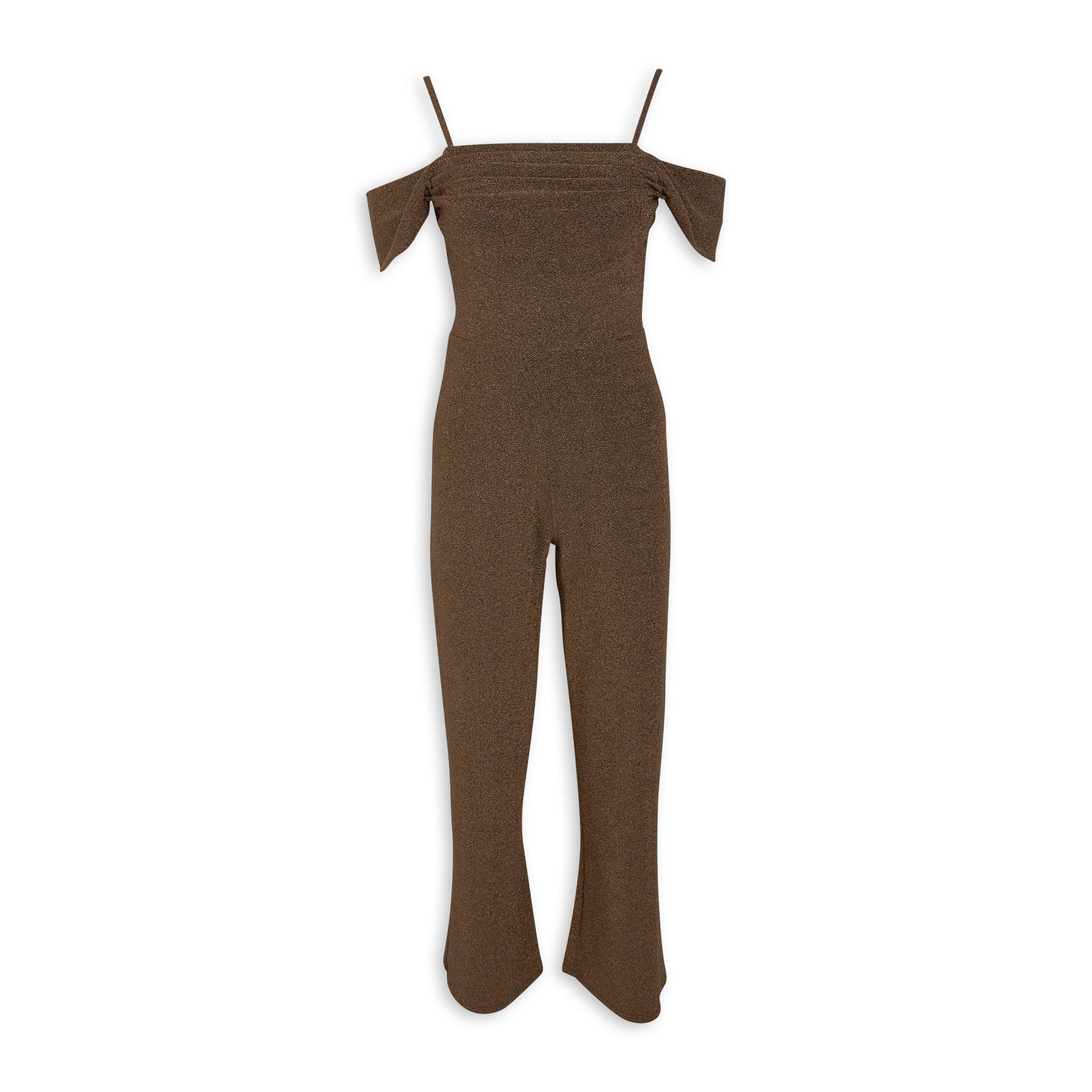 5212180 Burgundy Shimmer Jumpsuit