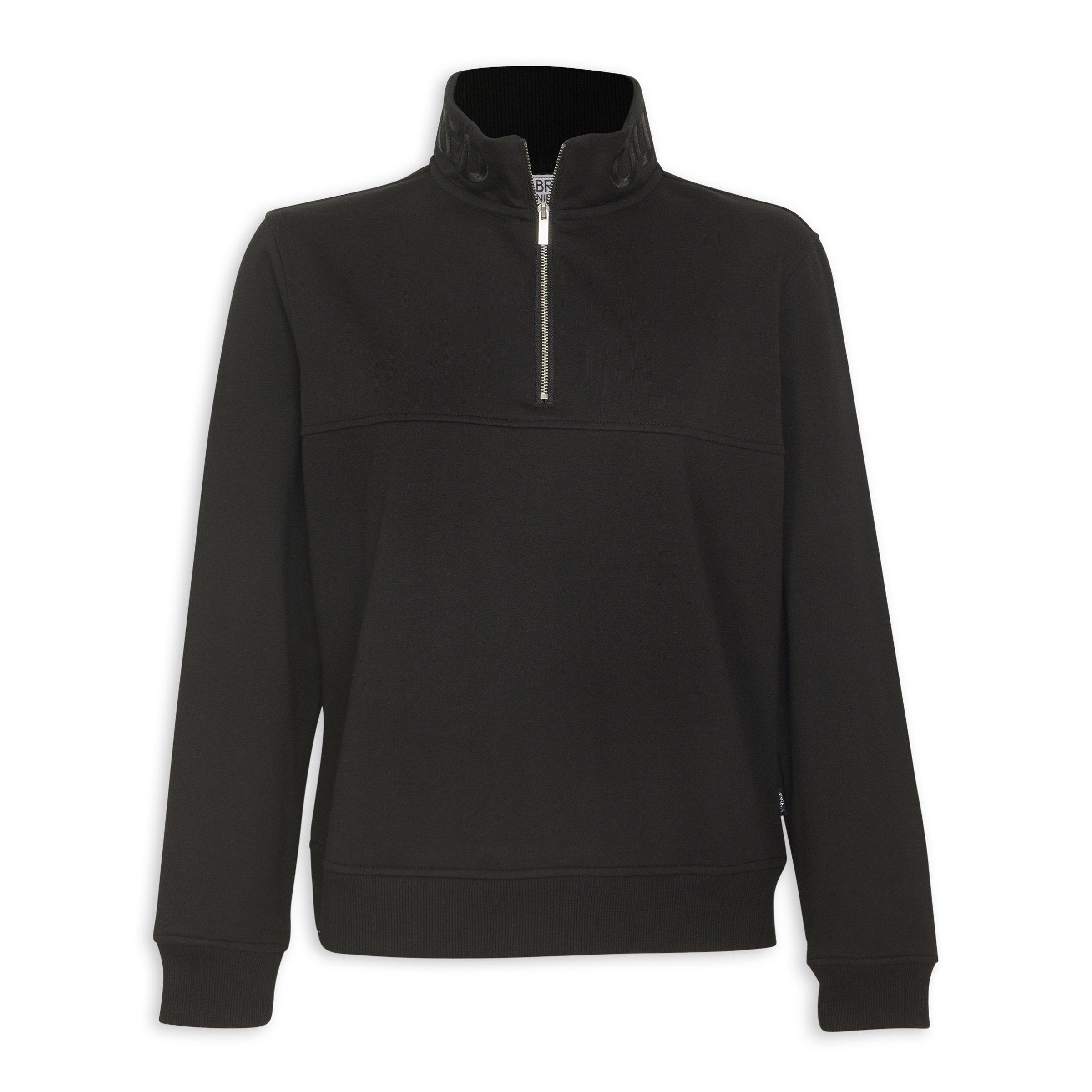 Black Quarter Zip Sweatshirt (3217686) | OUTBACK RED