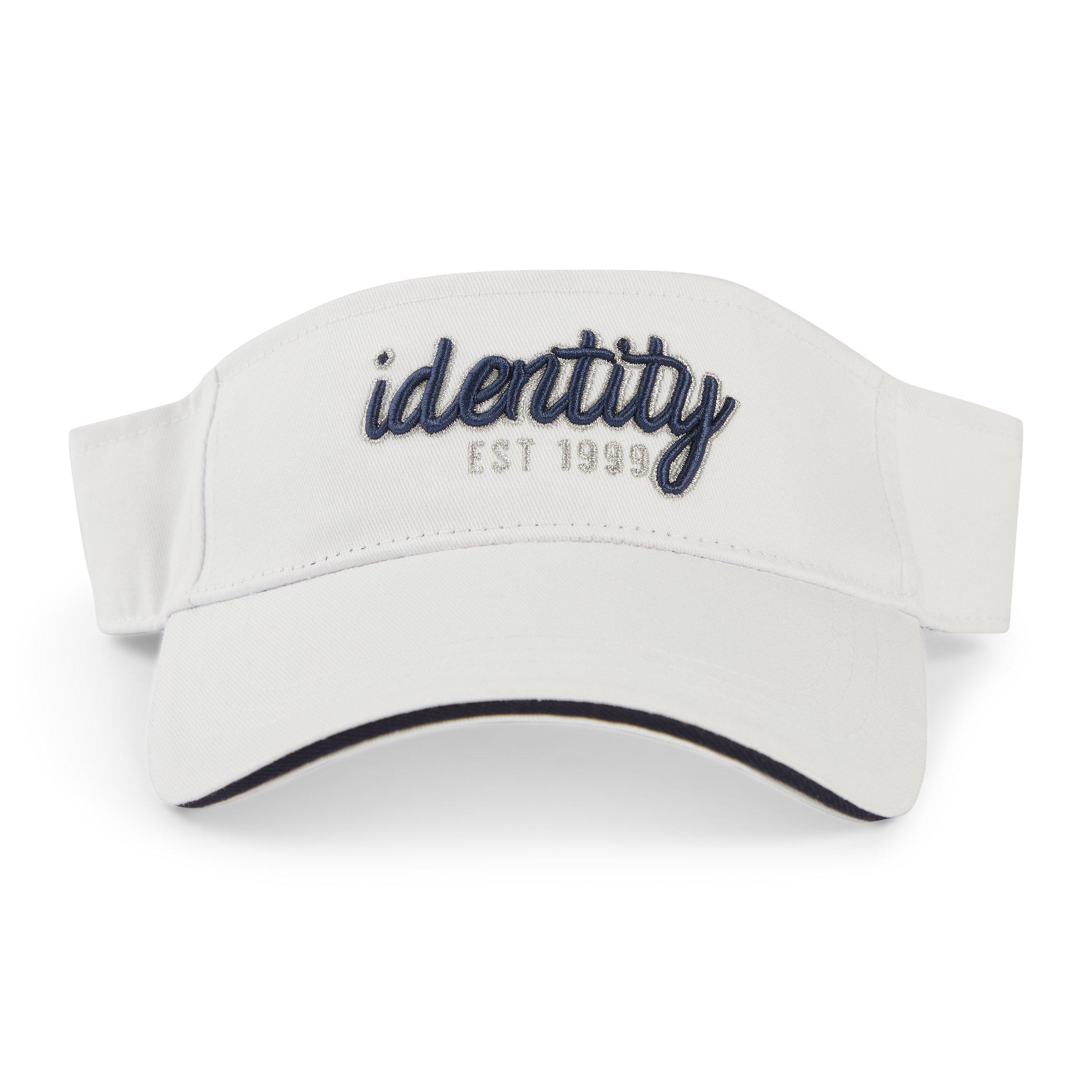 White Branded Visor Cap (3218788) | Identity