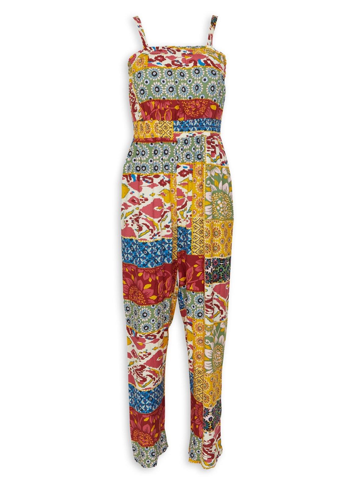 Multi-colour Printed Jumpsuit (3221696) | Hey Betty