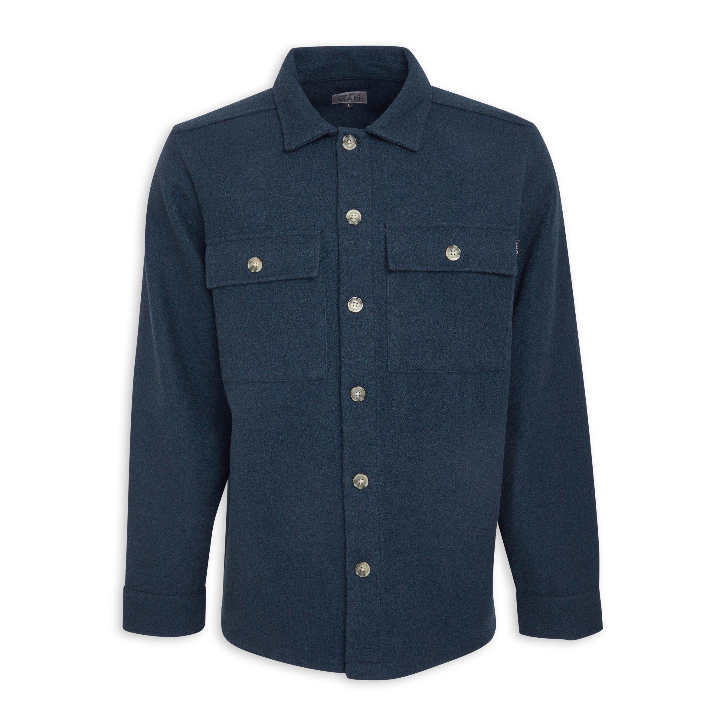 Navy Shacket (3224736) | Truworths Man