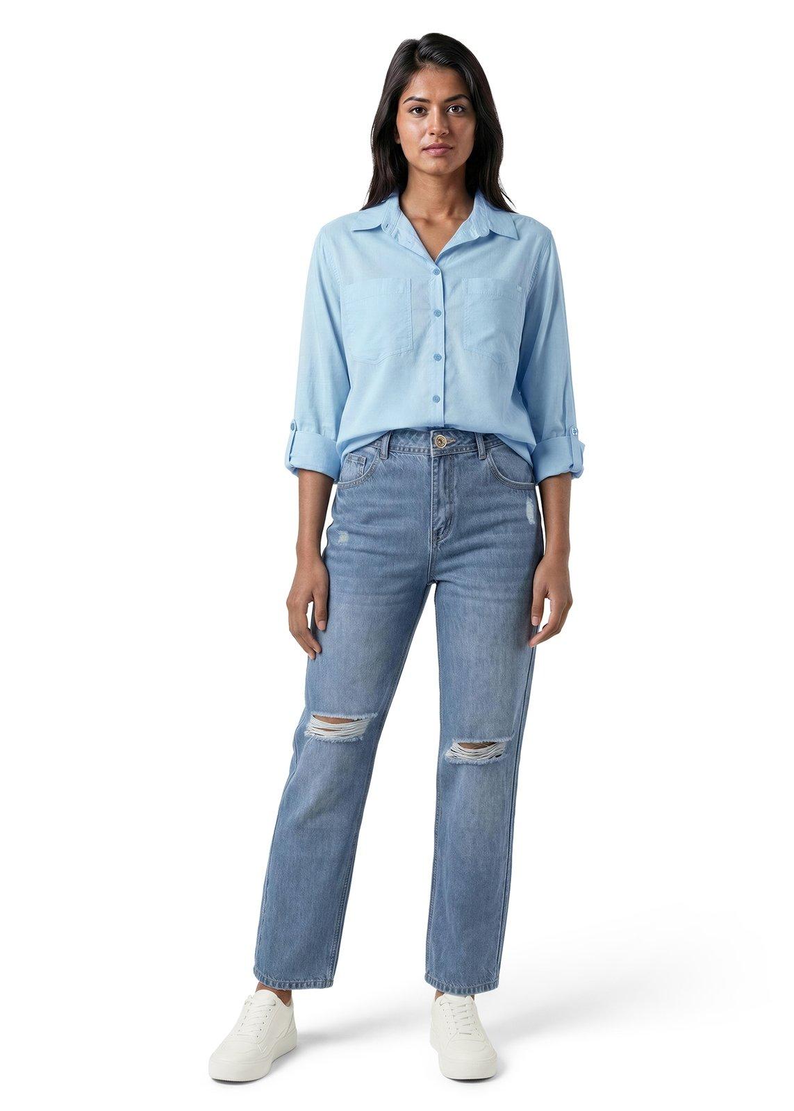 Light Blue Button-Up Shirt (3231382) | OUTBACK RED