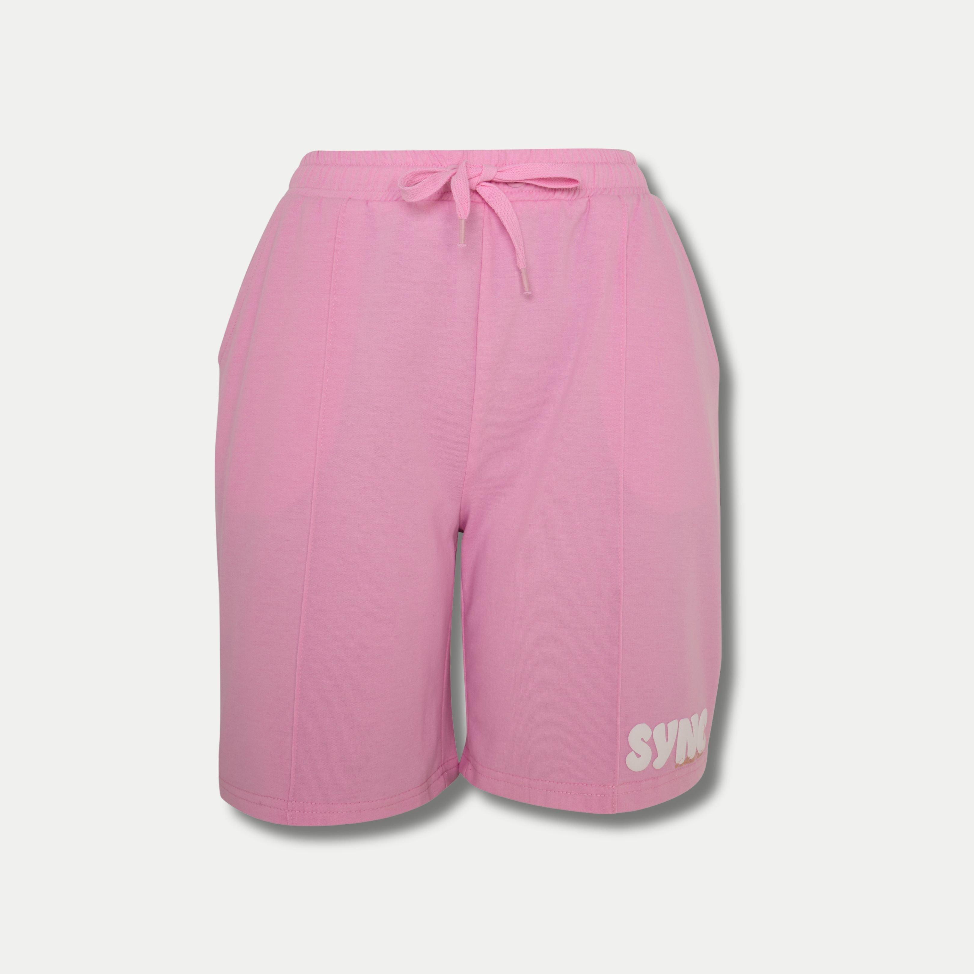 Sync Racing Shorts Pink Fleece Branded Shorts (3234216) | Identity X Sync