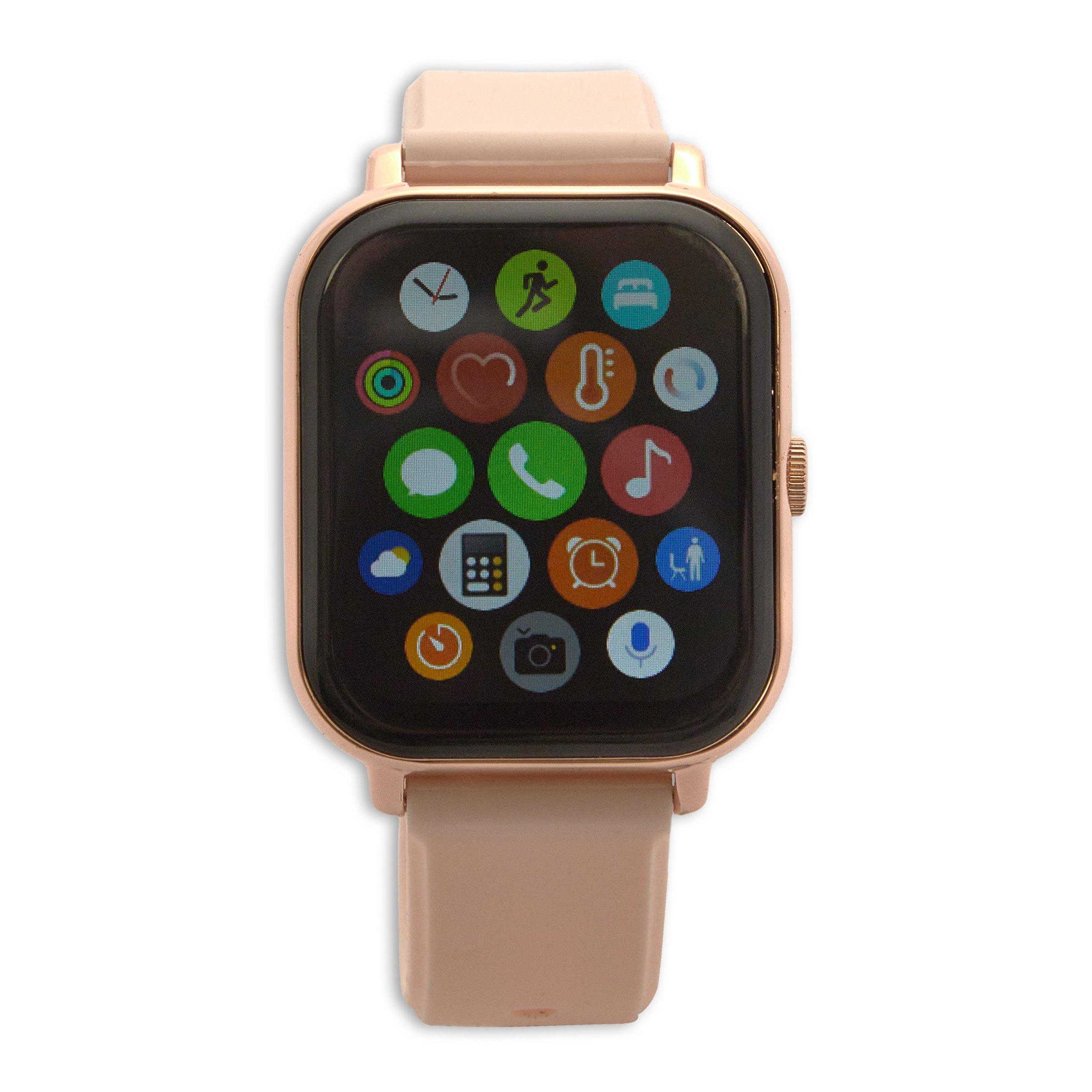 Pink Rubber Strap Smart Watch (3236479) | Truworths
