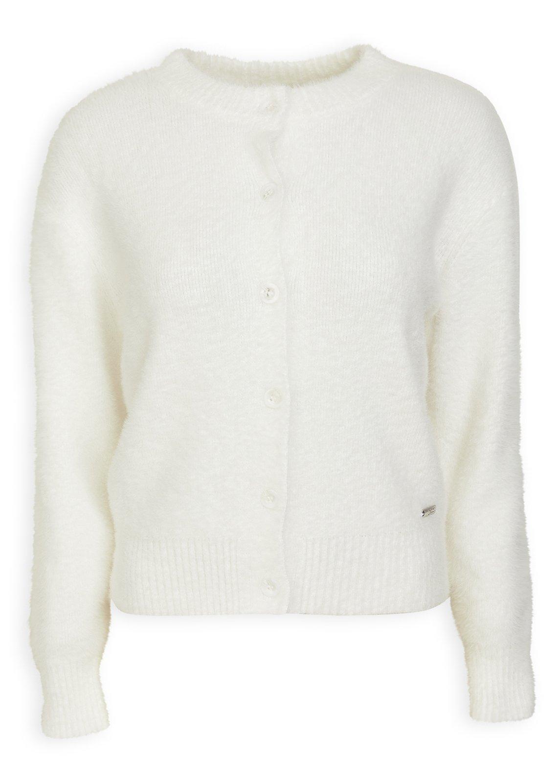 White Fluffy Cardigan (3240280) | OUTBACK RED