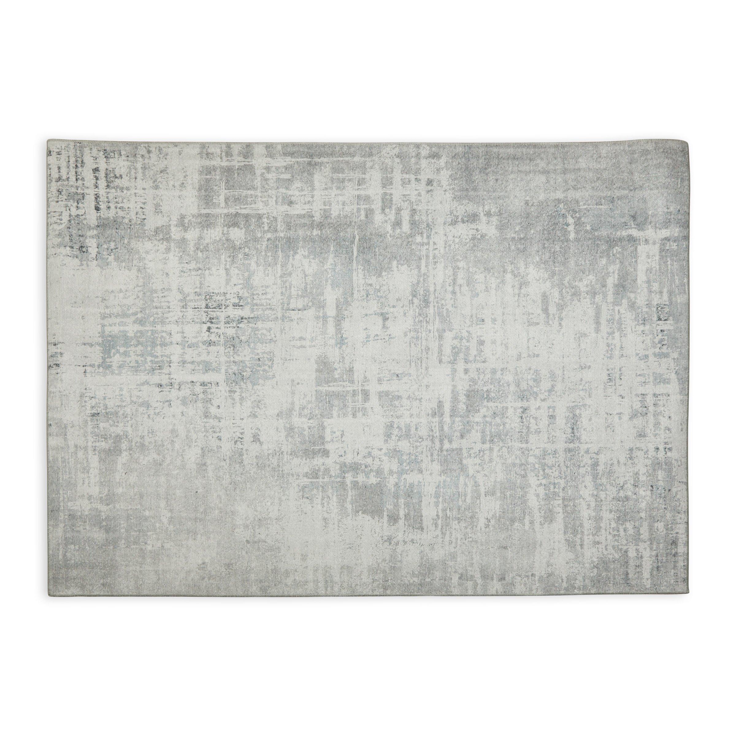 Simple Gray Distressed Rug Grey Distressed Rug 230x160 (3249896) | Loads of Living