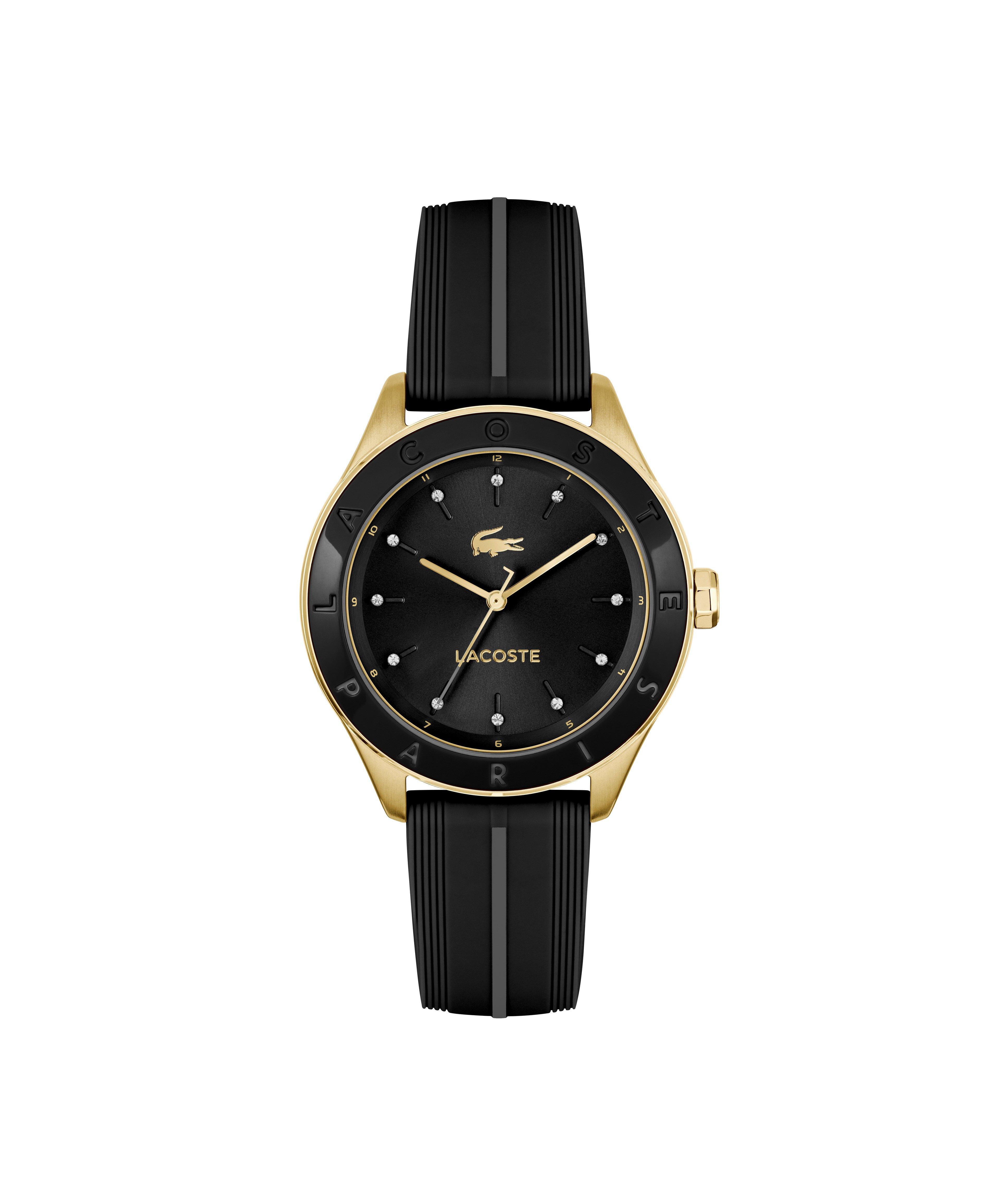 Black Silicone Watch (3251472) | Lacoste