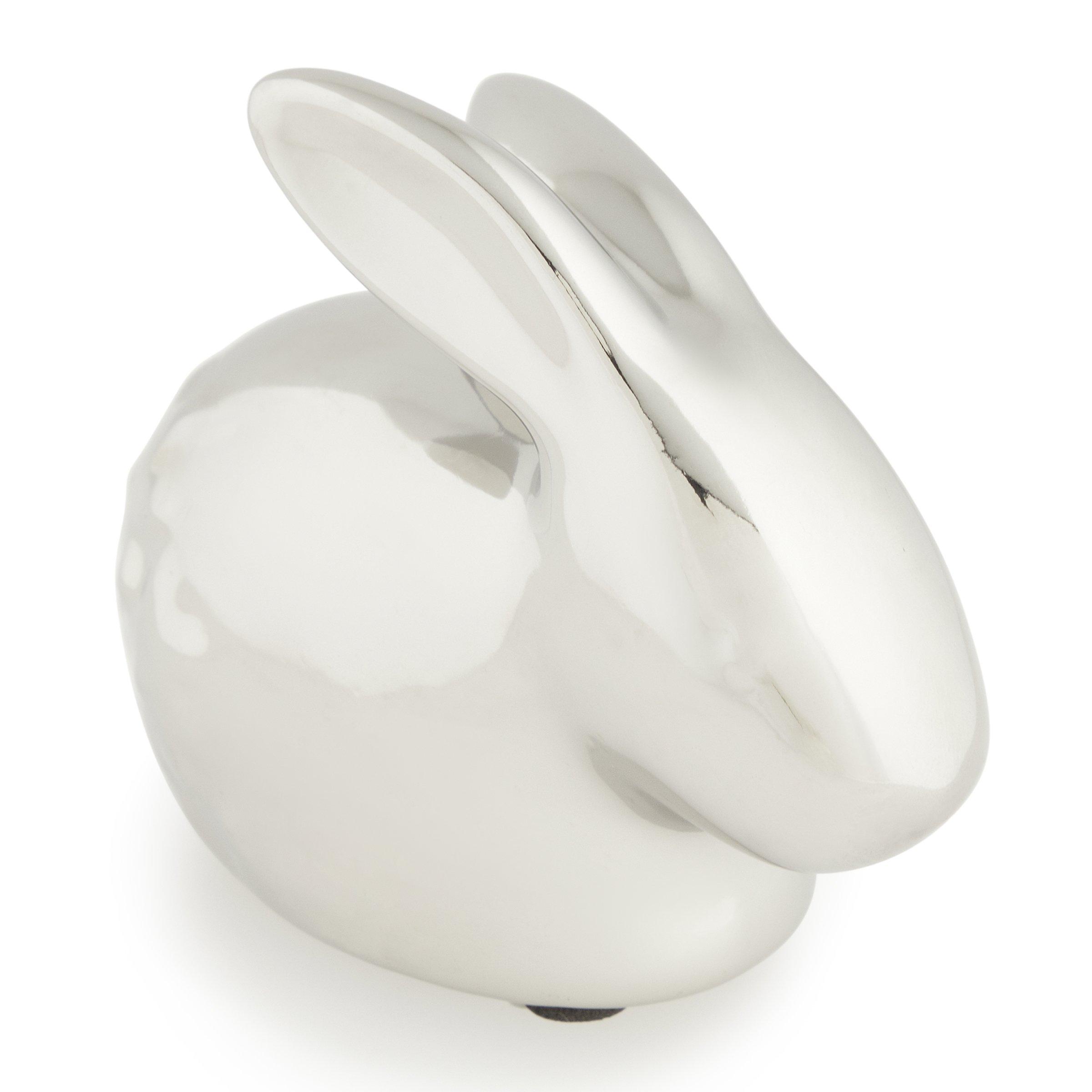 Stuffed Silver Rabbit Silver Rabbit 9cm (3252473) | Loads of Living