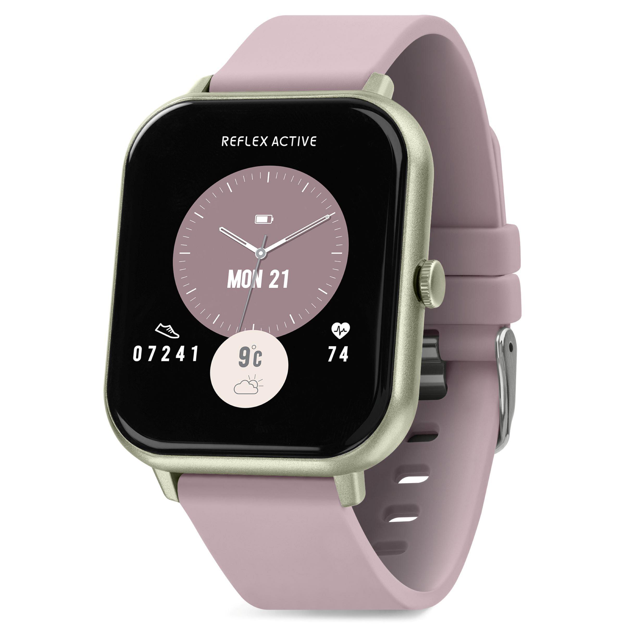 Pink Silicone Series 23 Smartwatch (3253065) | Reflex Active