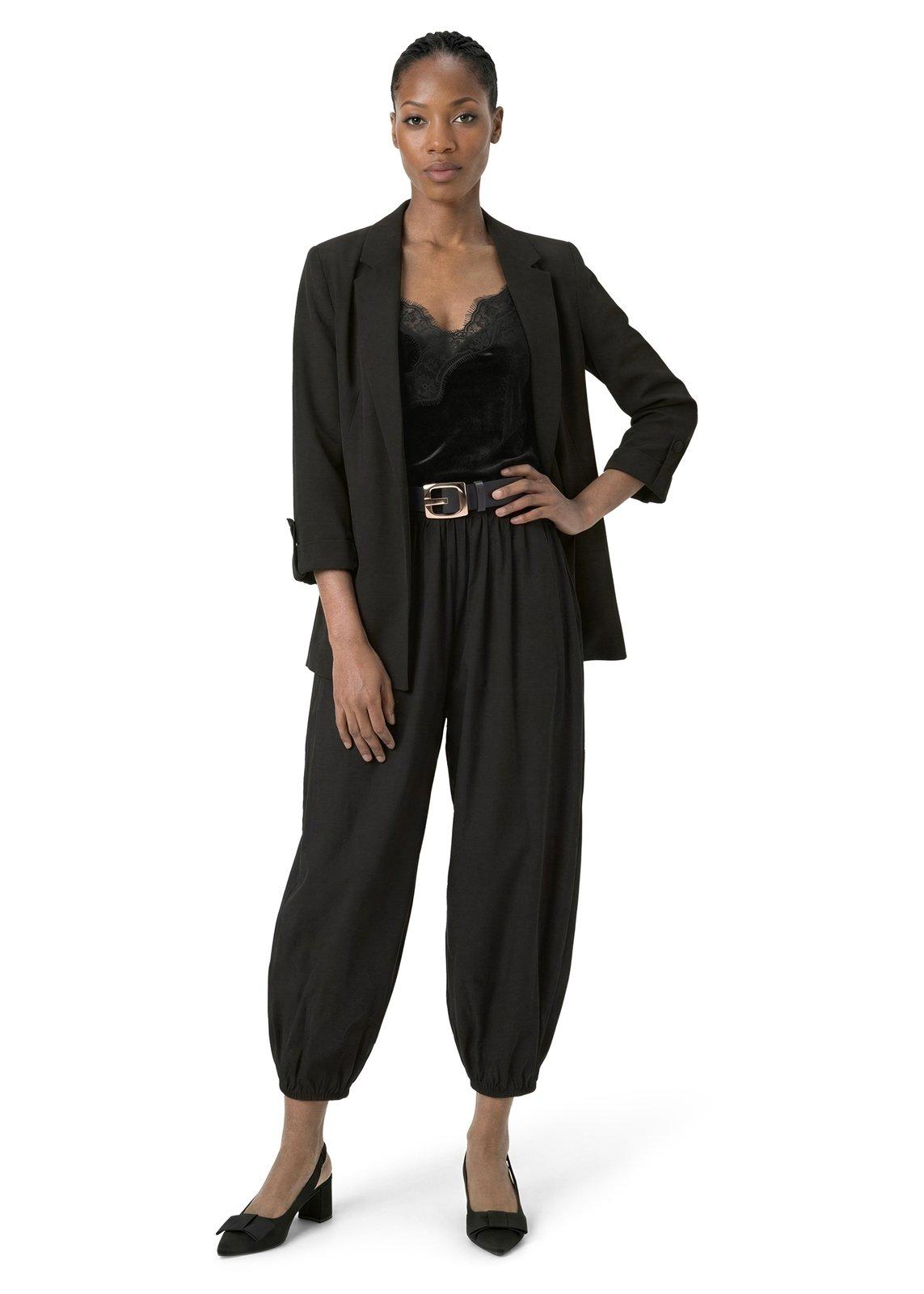 Black Velvet & Lace Trim Camisole (3254041) | Truworths