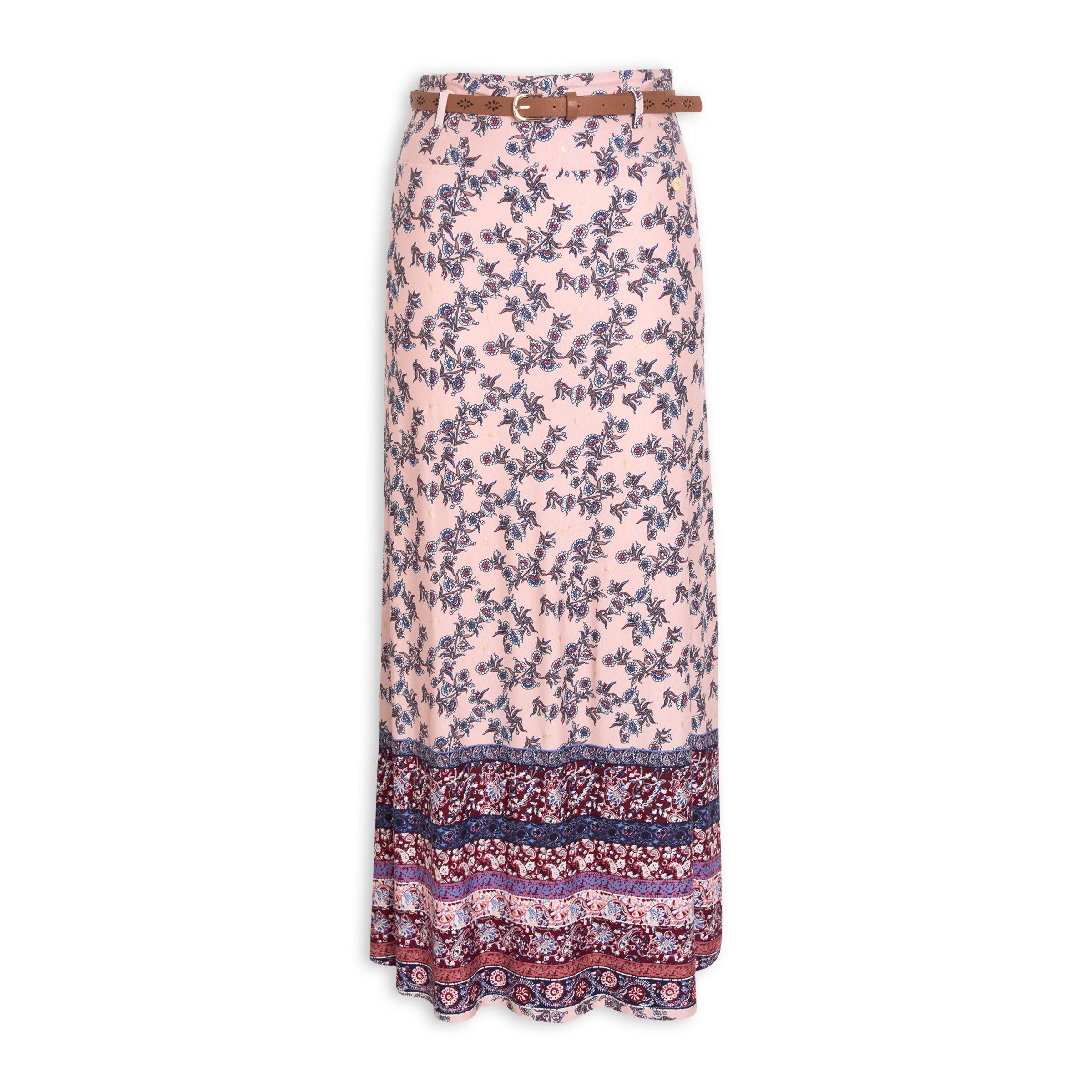 Printed Maxi Skirt