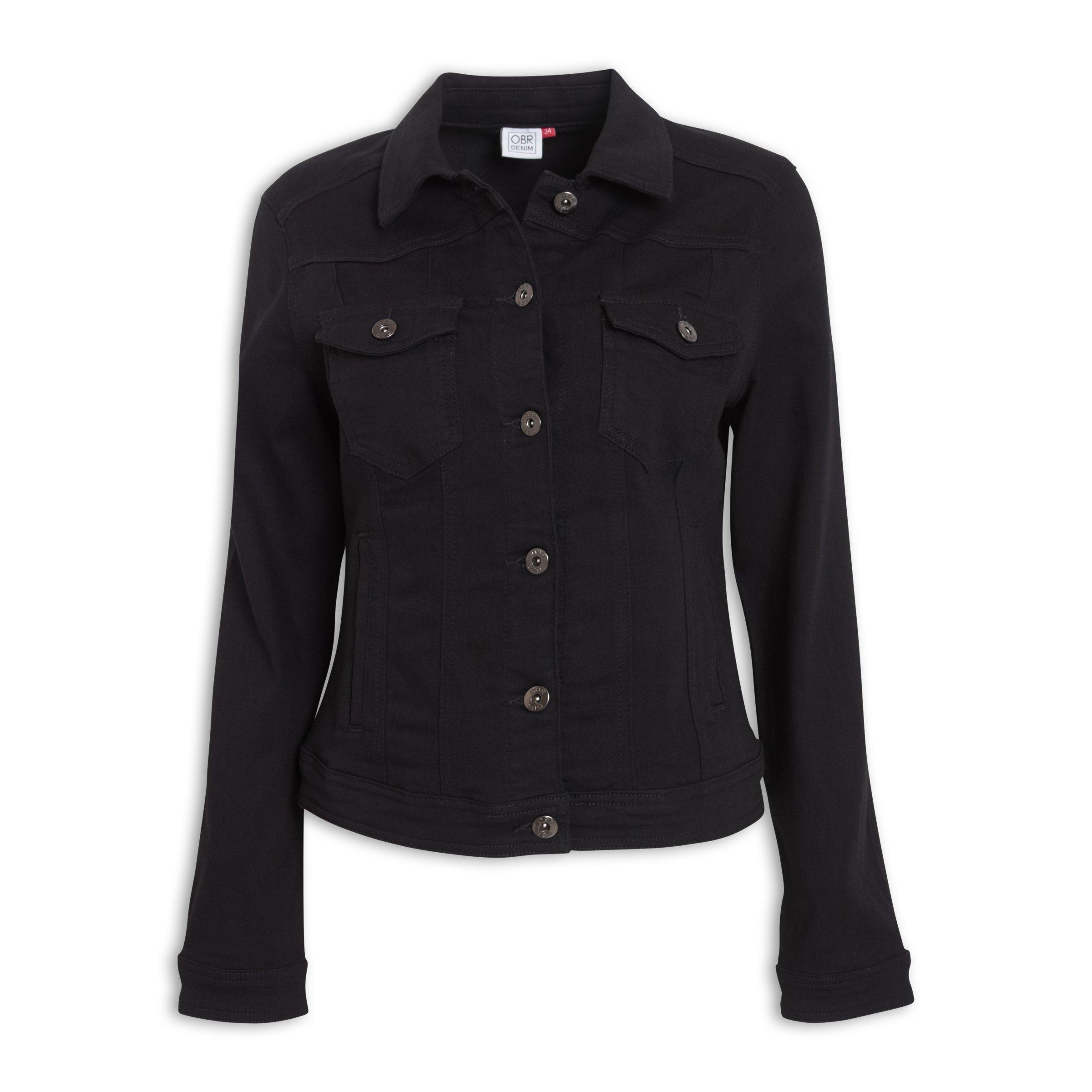 Buy OBR Black Denim Jacket Online | Truworths