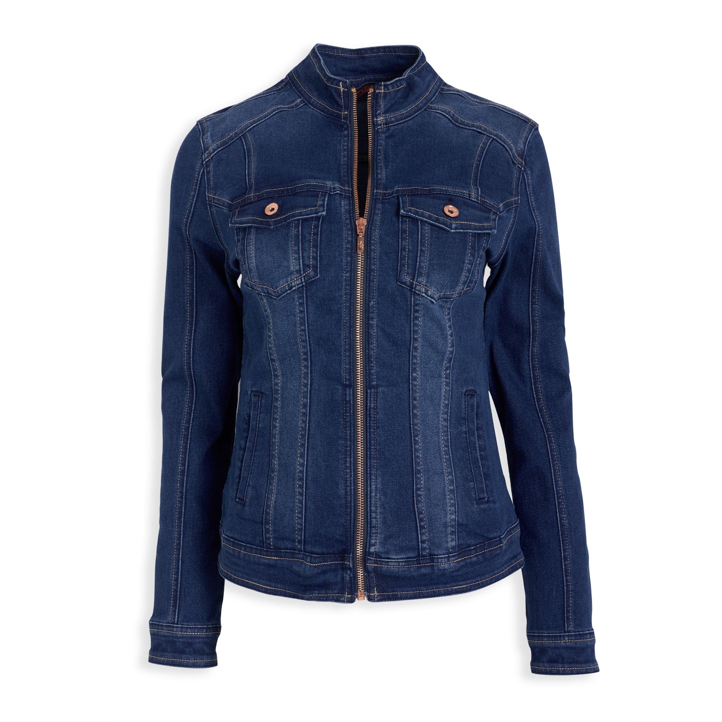 Buy OBR Denim Zip Biker Jacket Online Truworths