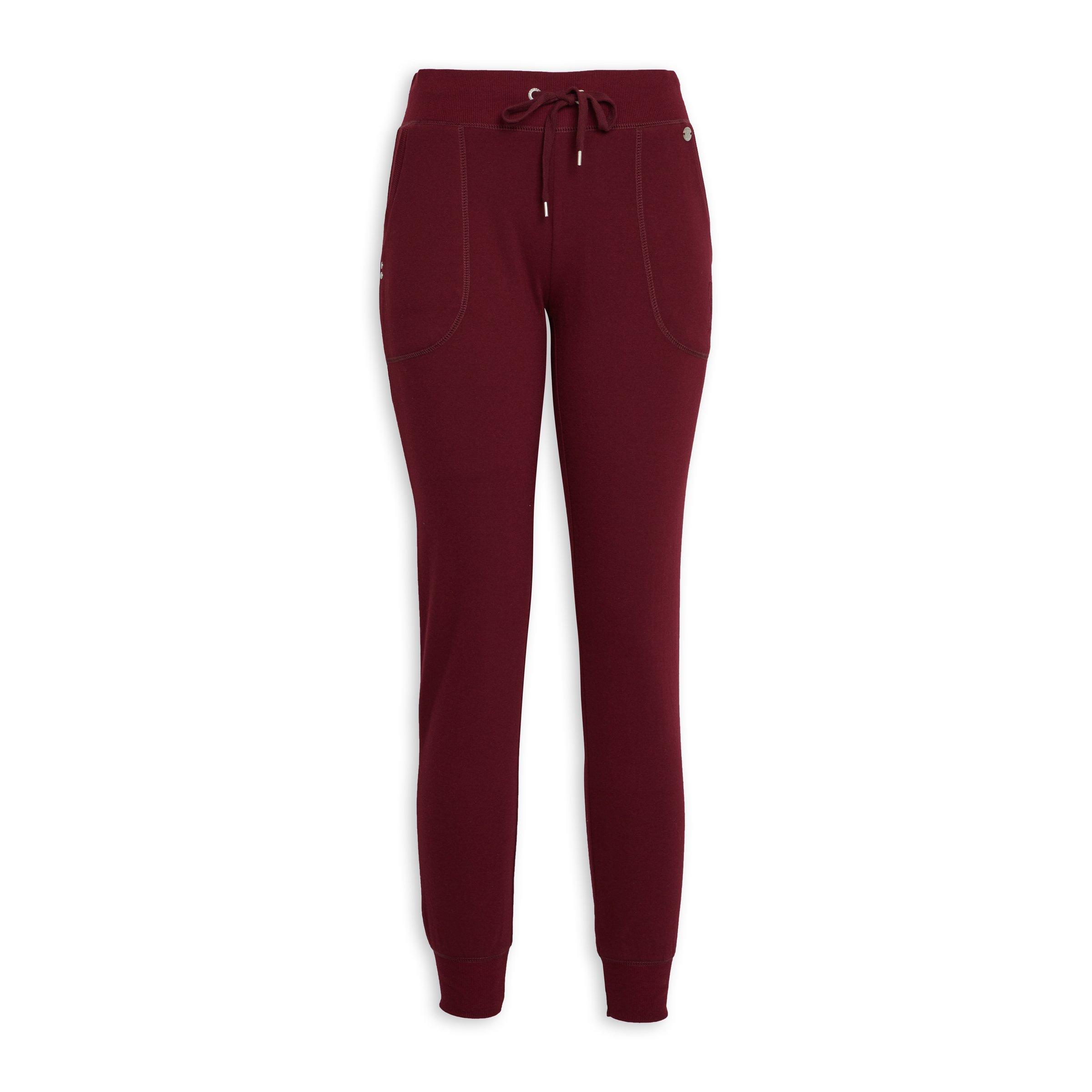 Buy OBR Burgundy Cuffed Jogger Online | Truworths