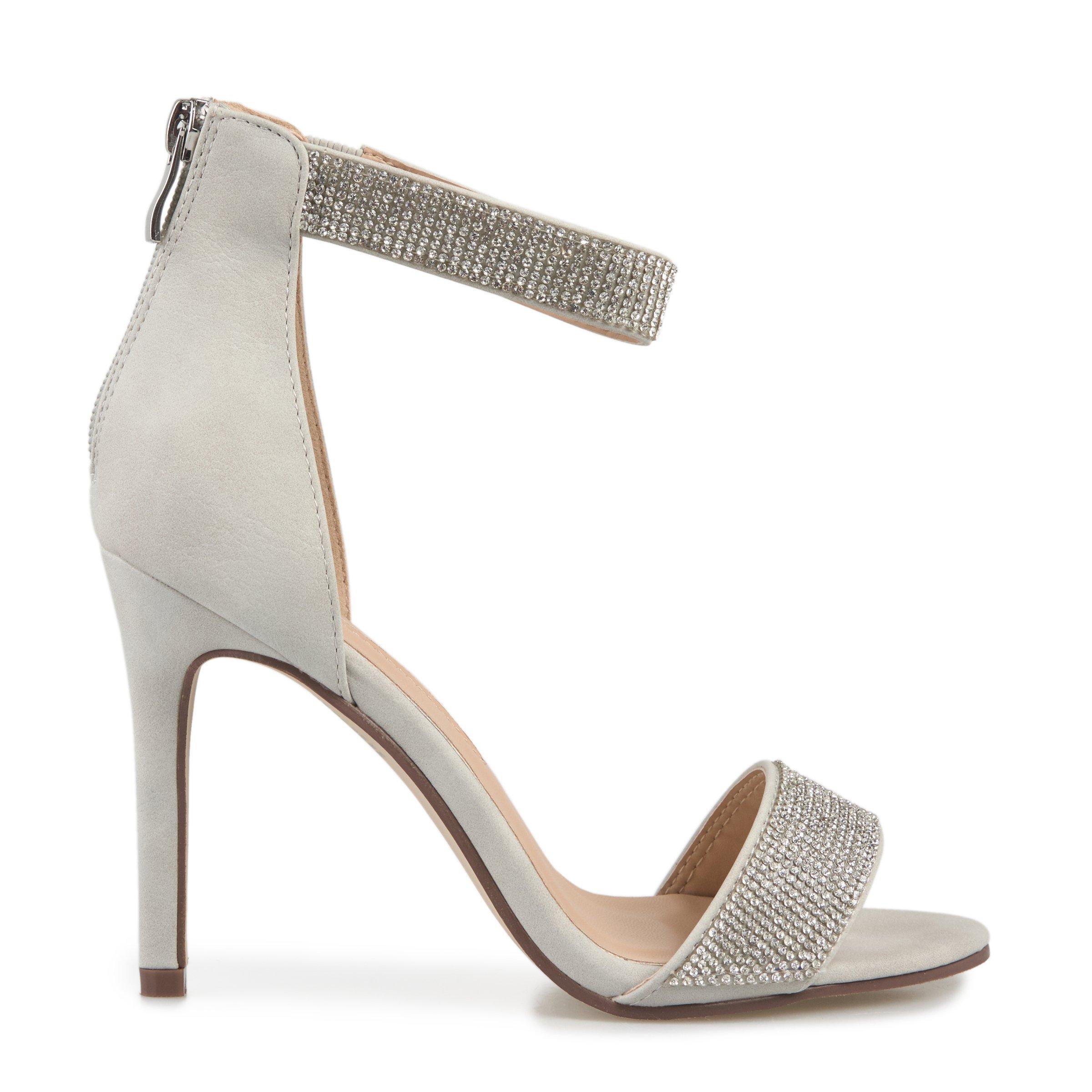 Buy Truworths Silver Embellished Sandal Online | Truworths