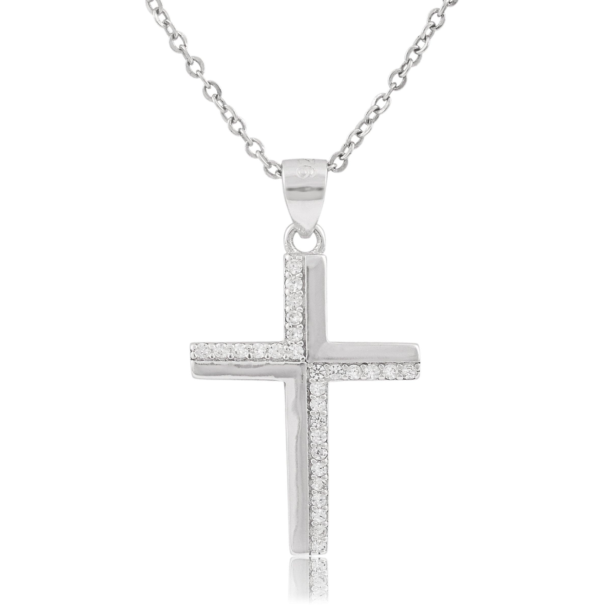 Buy Sterling Silver Large Cross on Chain Online | Truworths