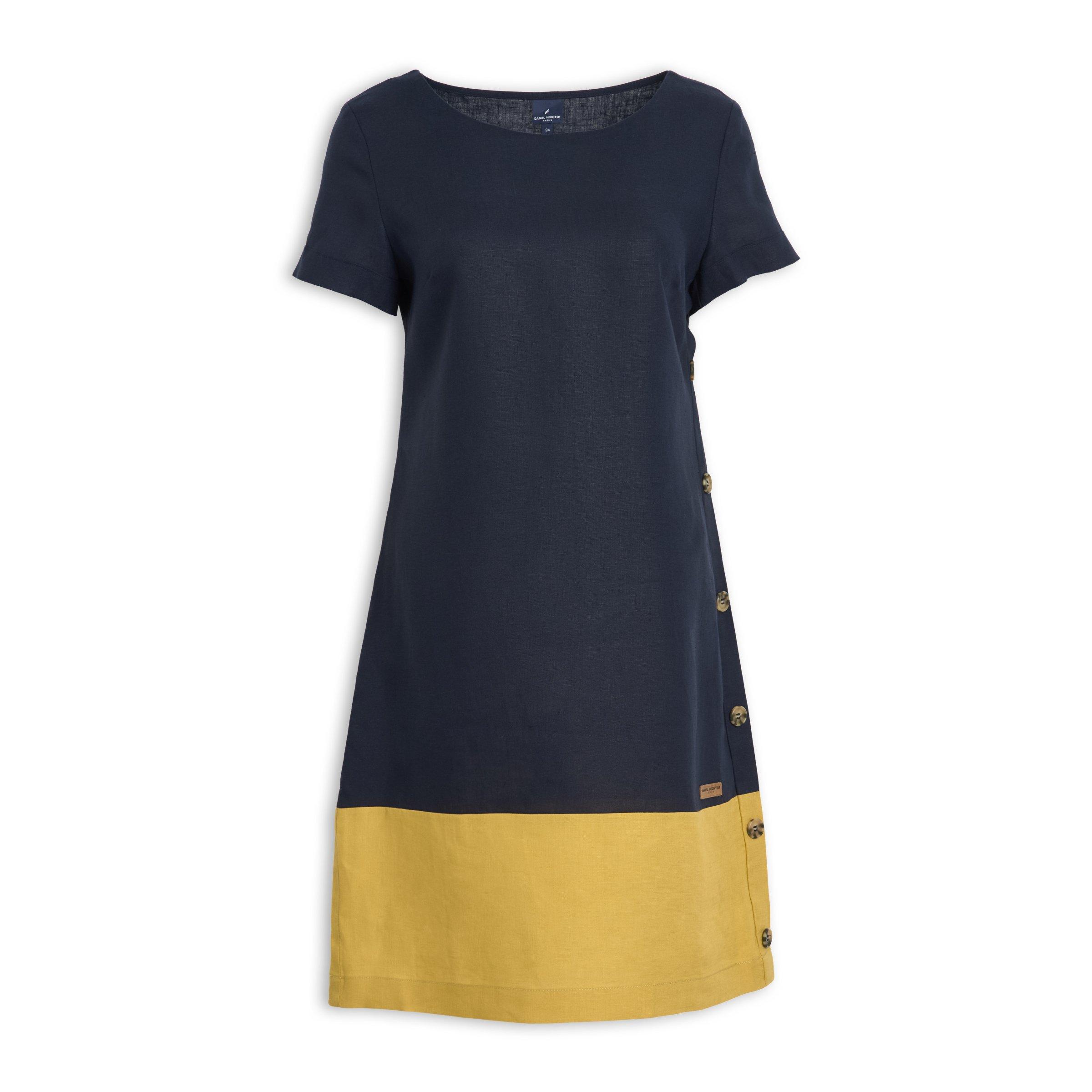 Buy Daniel Hechter Navy Colourblock Dress Online | Truworths