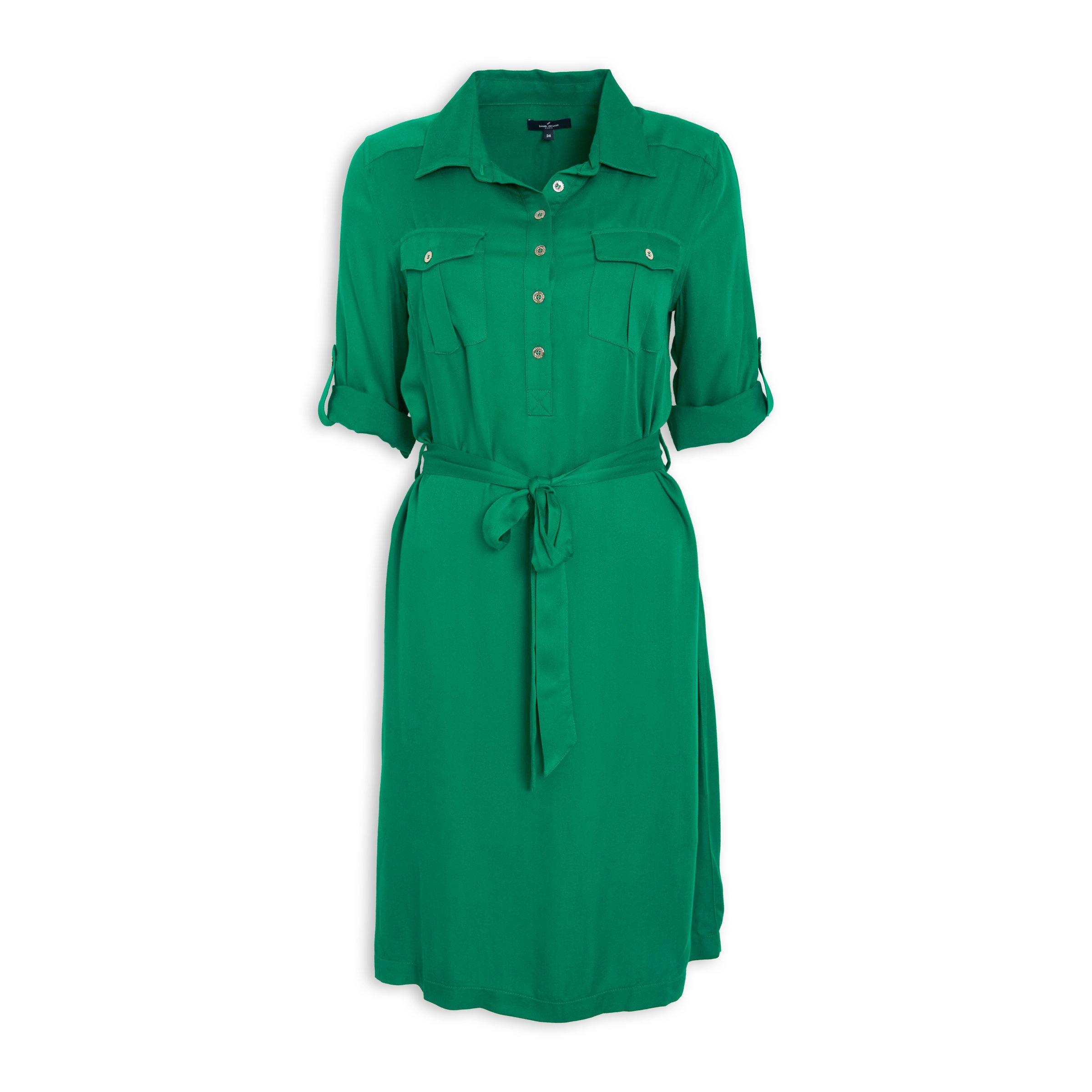 Buy Daniel Hechter Green Utility Shirtdress Online Truworths