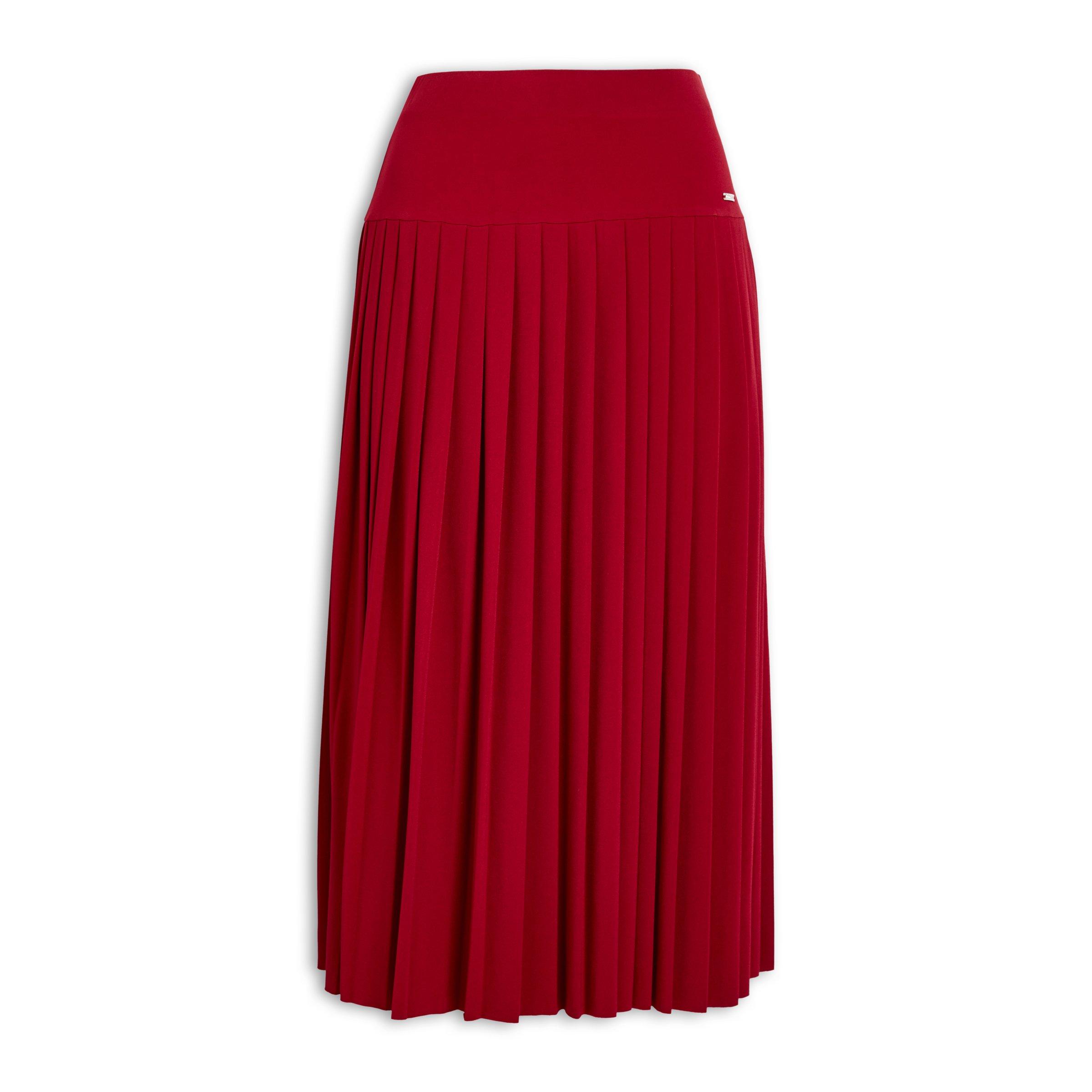 Buy Finnigans Red Pleated Skirt Online | Truworths